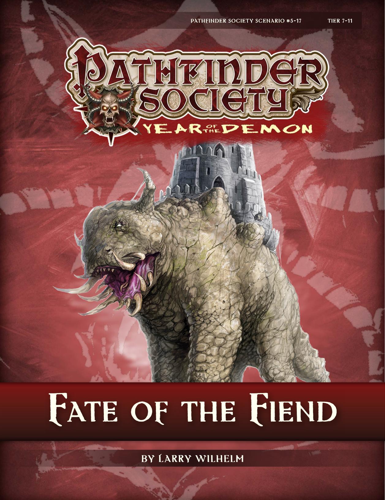 Pathfinder Society: Fate of the Fiend