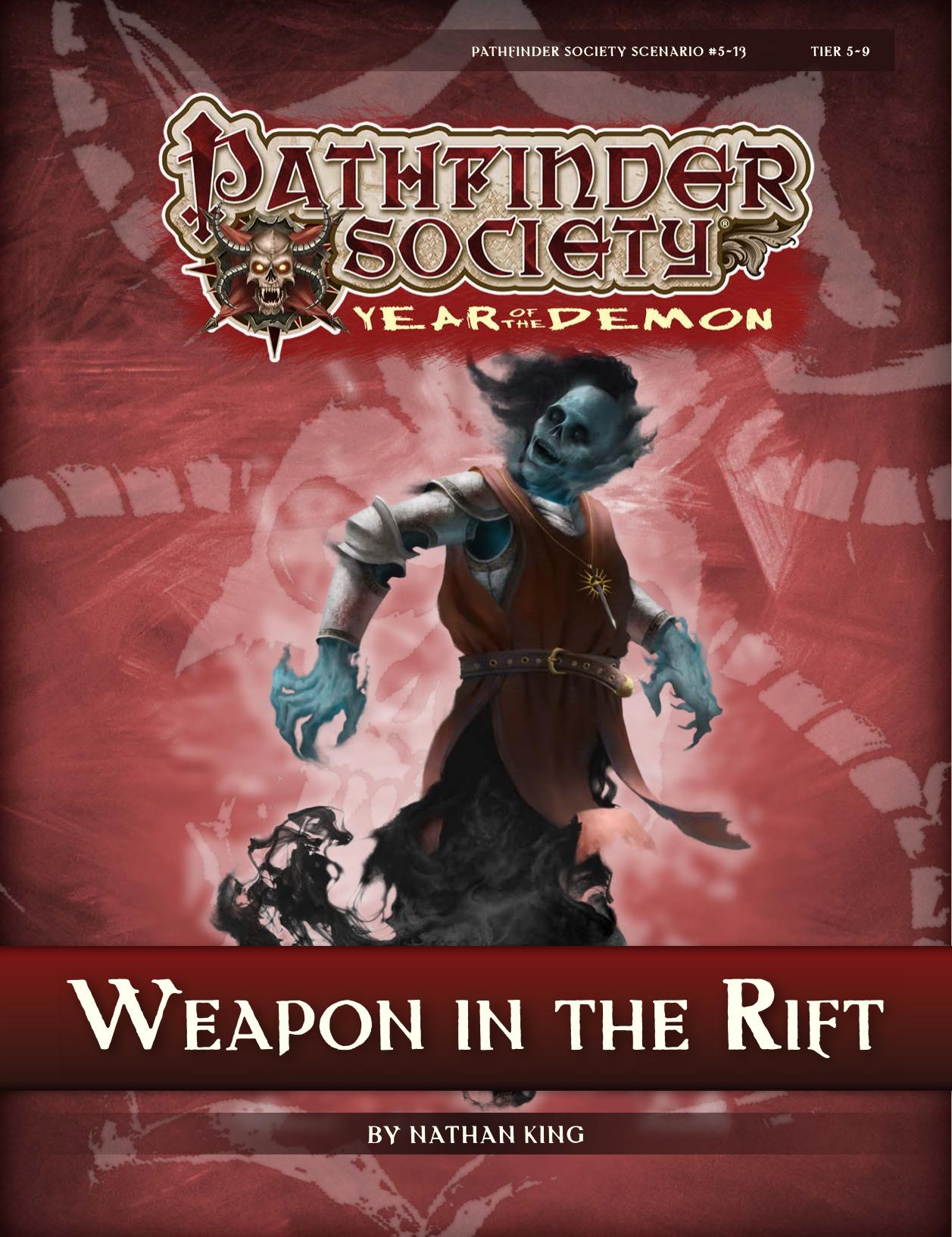Pathfinder Society:Weapon in the Rift