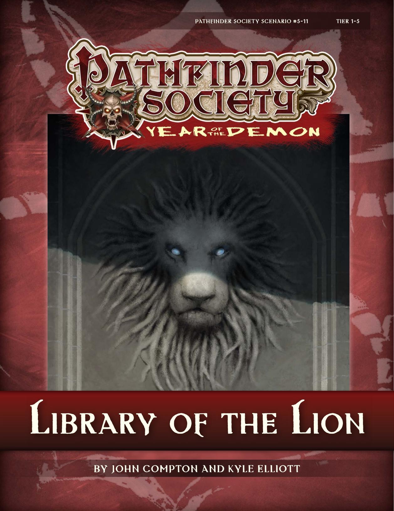Pathfinder Society:Library of the Lion
