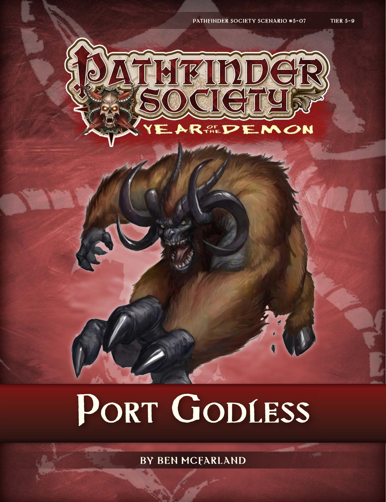 Pathfinder Society: Port Godless