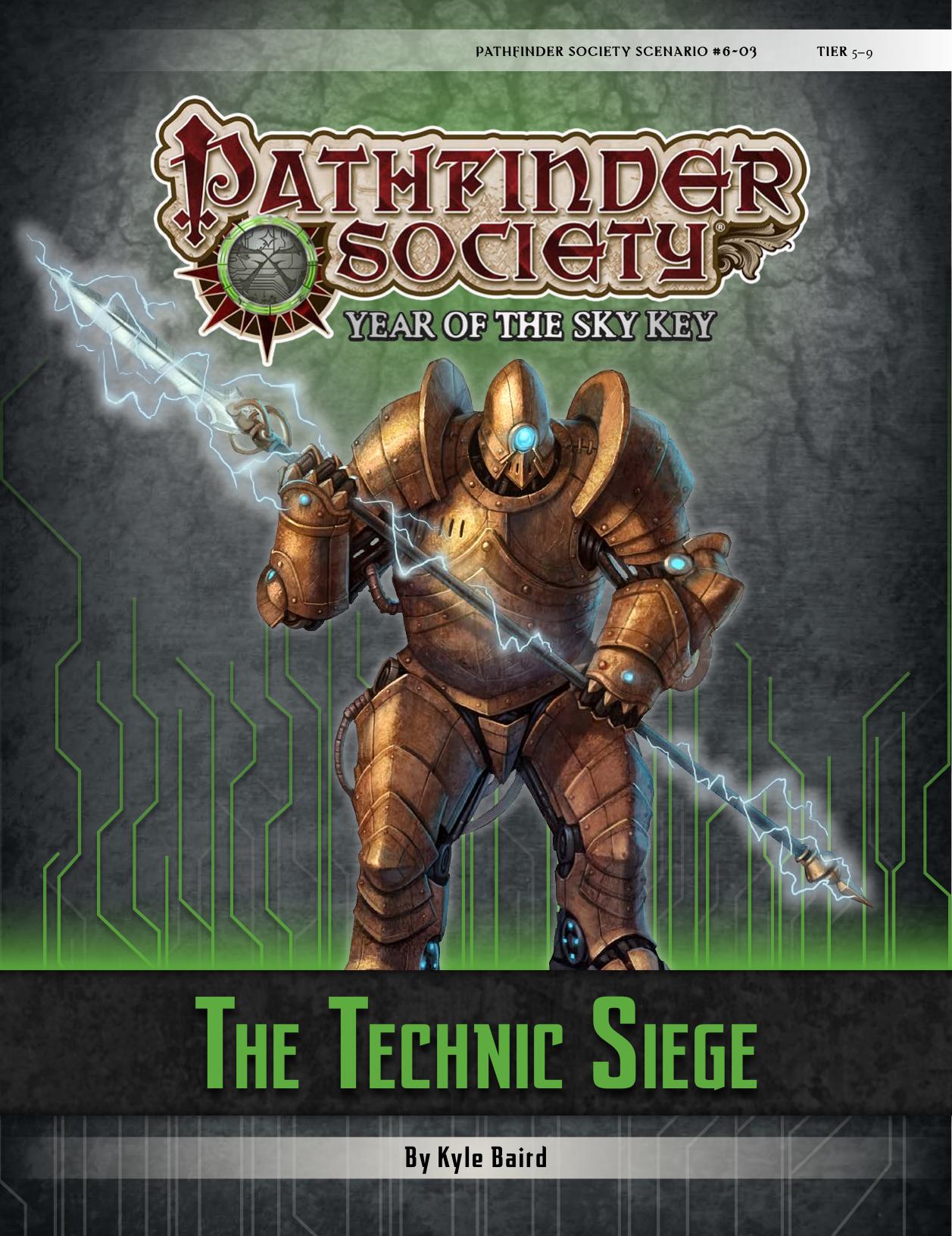 Pathfinder Society: The Technic Siege