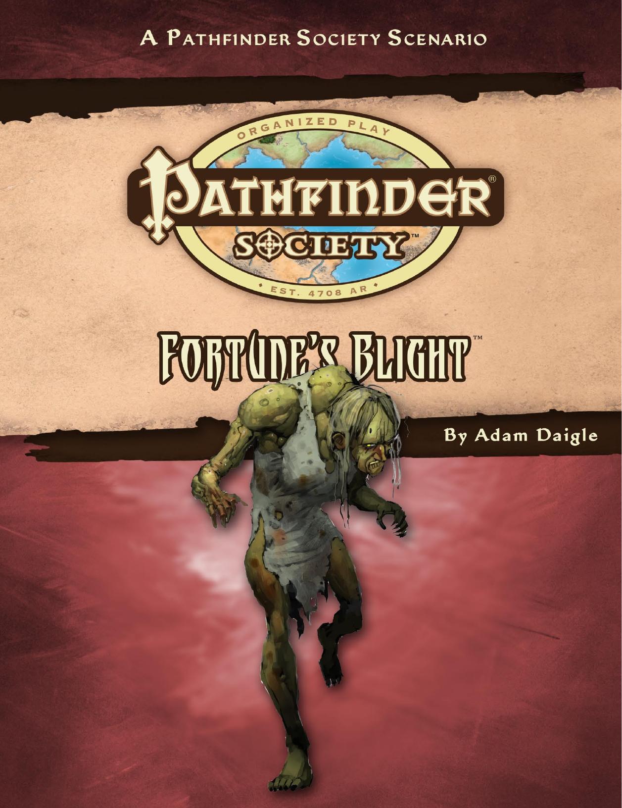 Pathfinder Society: Fortune's Blight