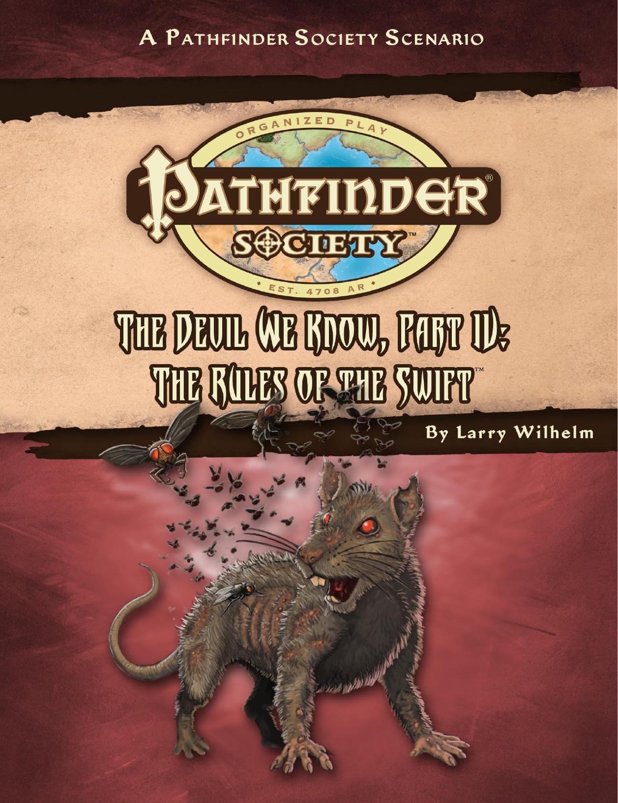 Pathfinder Society: The Devil We Know IV: Ther Rules of the Swift