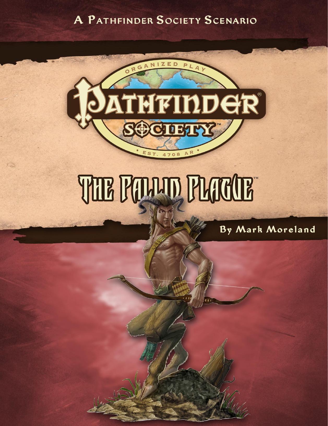 Pathfinder Society The Pallid Plague