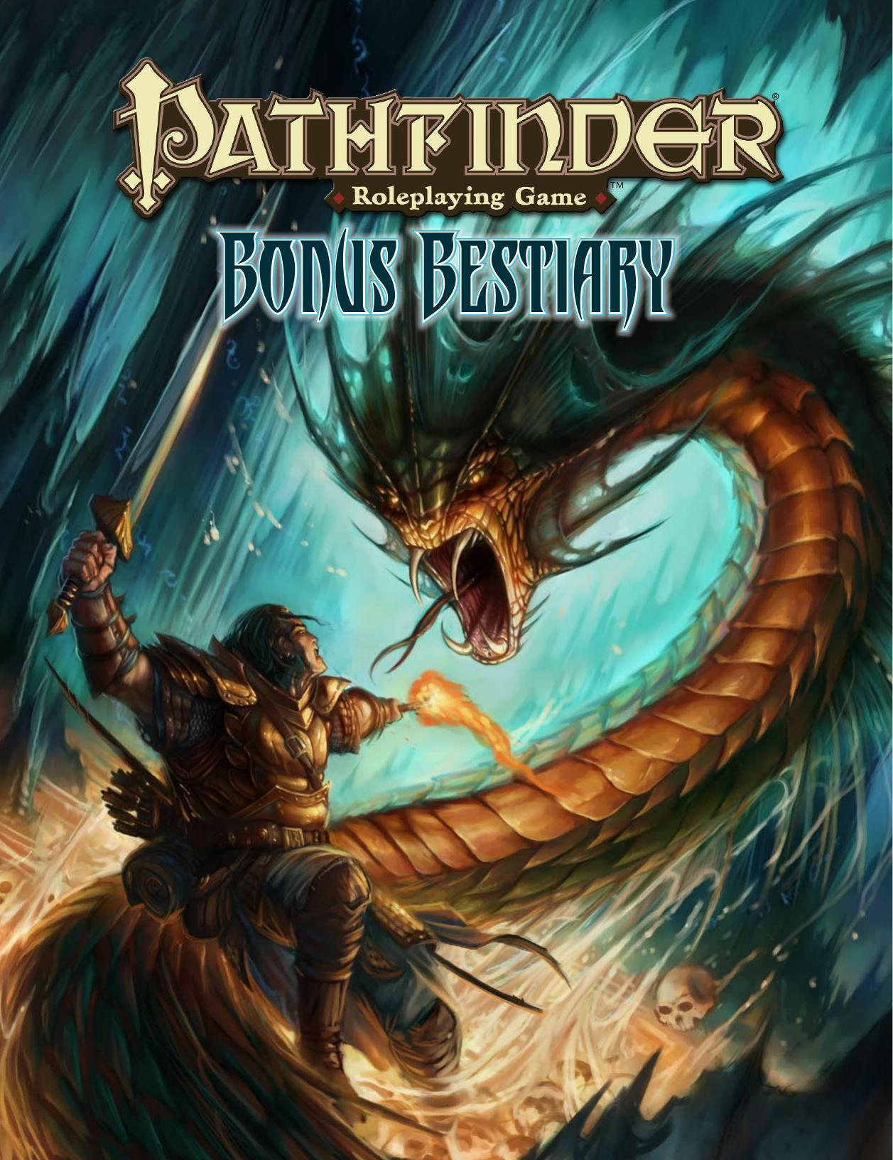Pathfinder Roleplaying Game Bonus Bestiary
