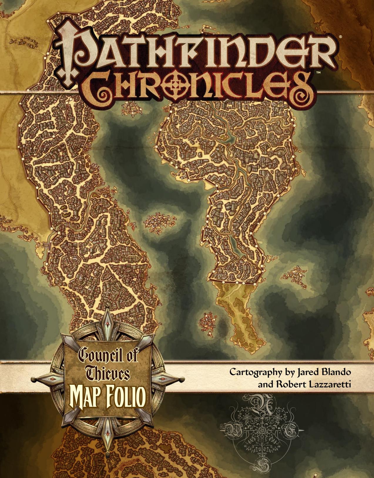PZO9218E Pathfinder Chronicles:  Map Folio