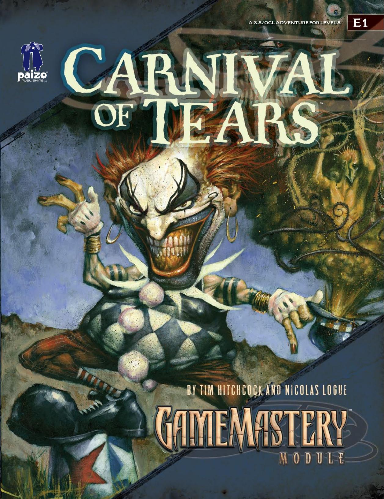 GameMastery Module: E1 Carnival of Tears