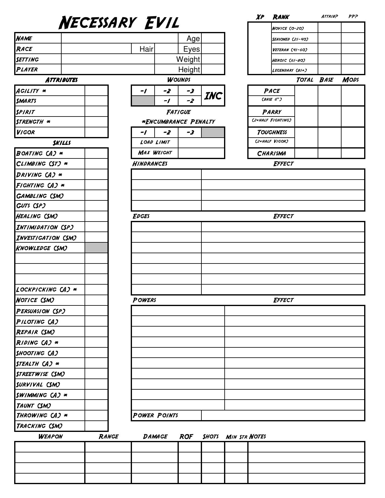 Character Sheet1