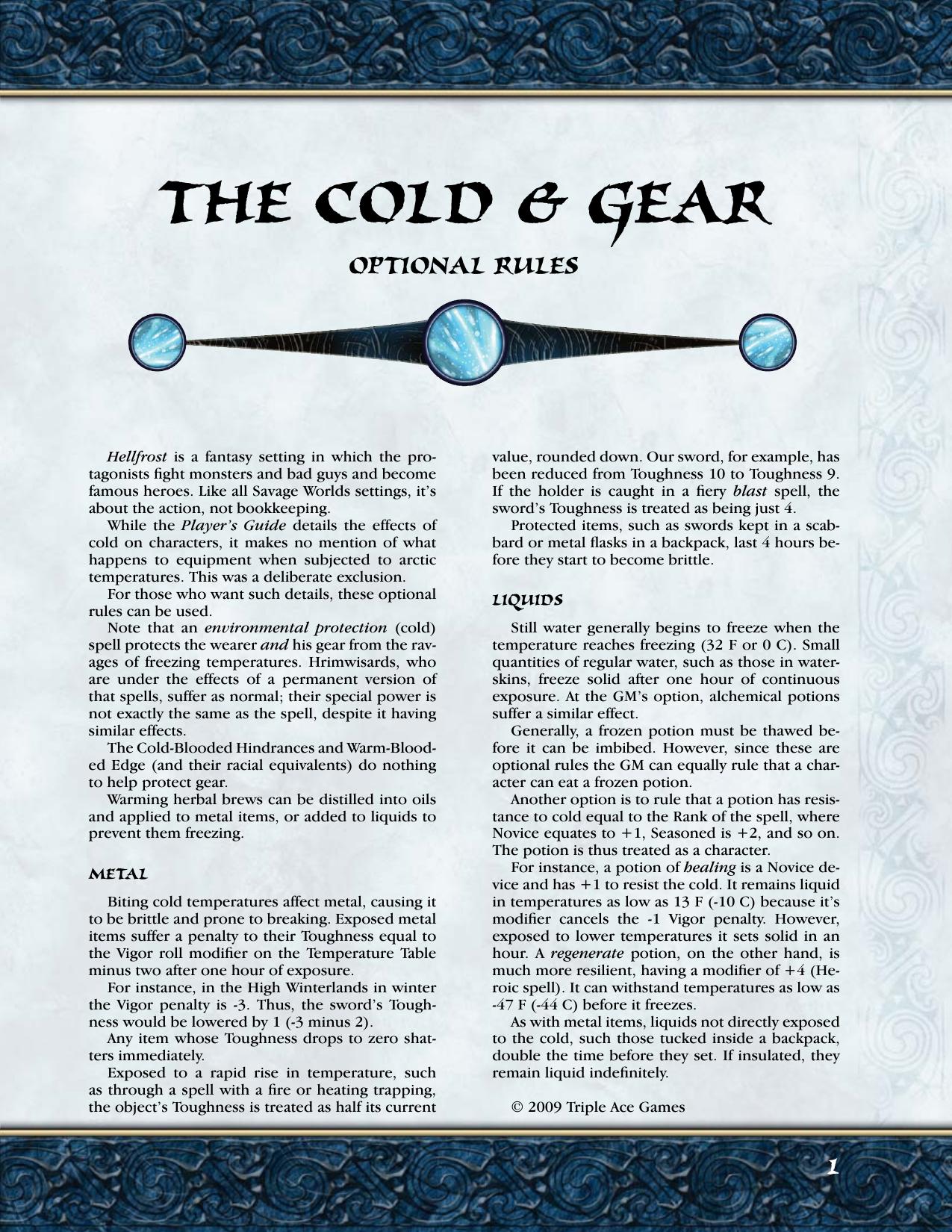 Hellfrost Cold and Gear.indd