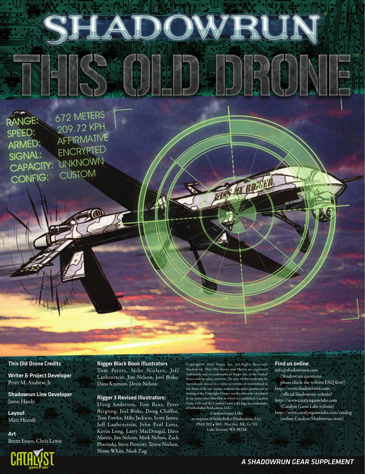 Shadowrun: This Old Drone