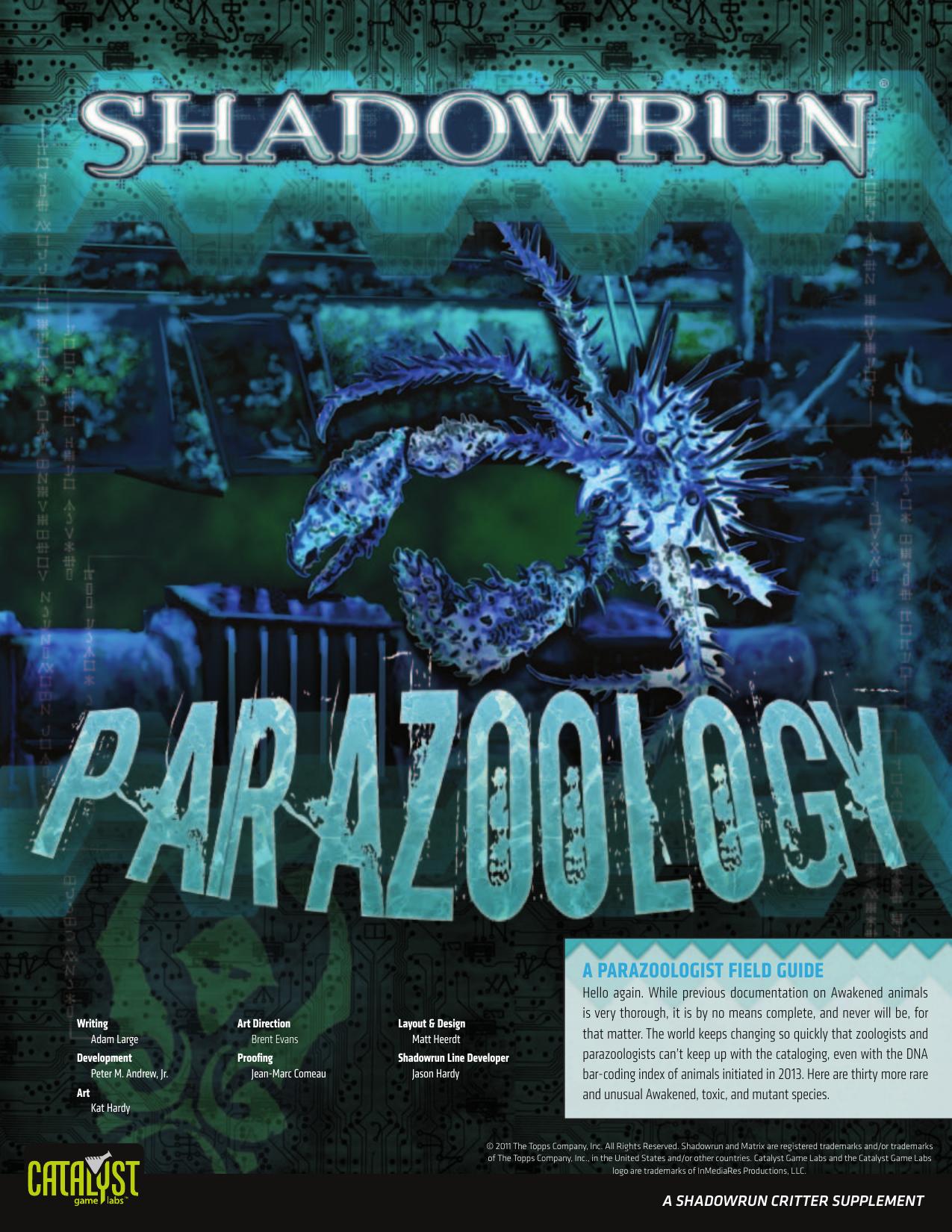 Shadowrun: Parazoology