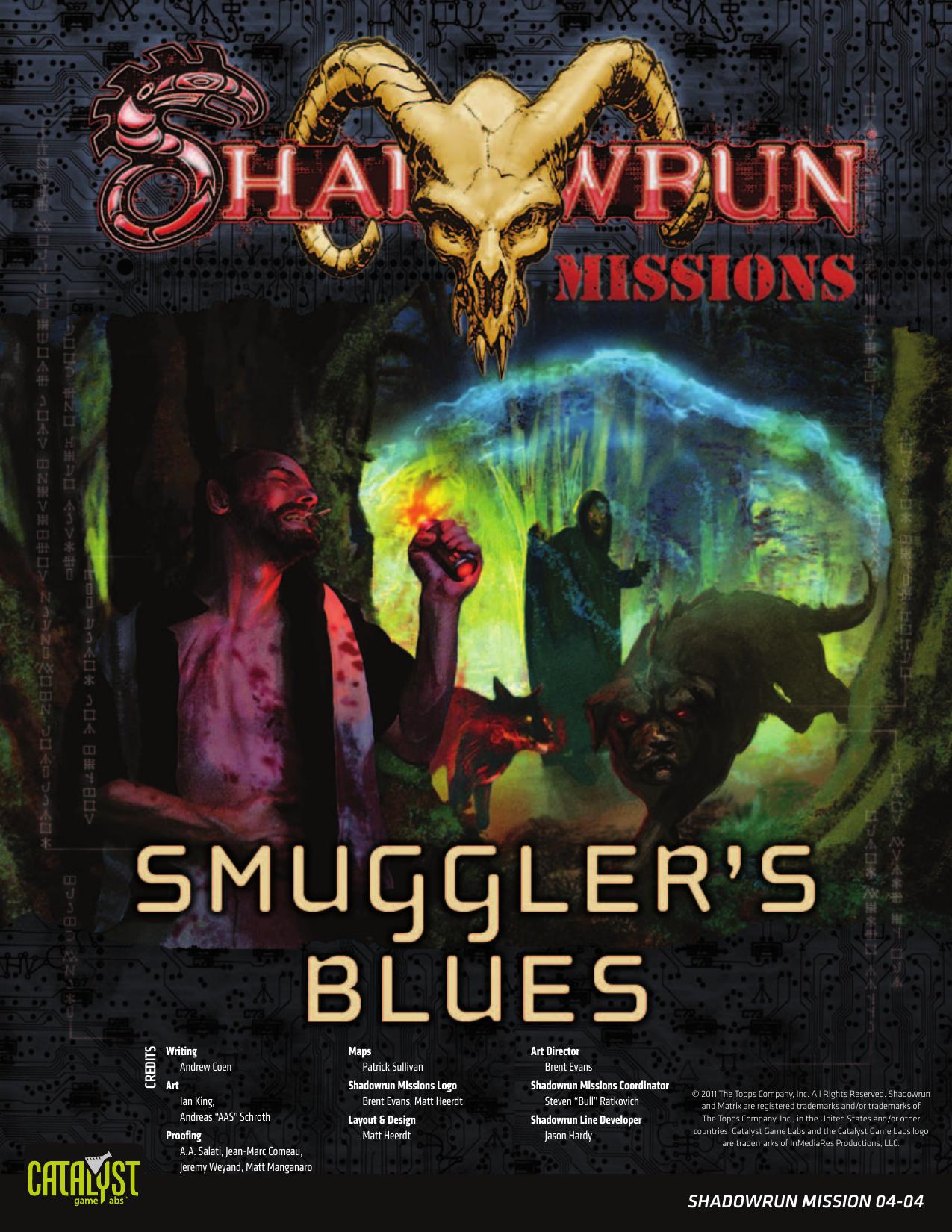 Shadowrun Missions: Smuggler's Blues (04-04)