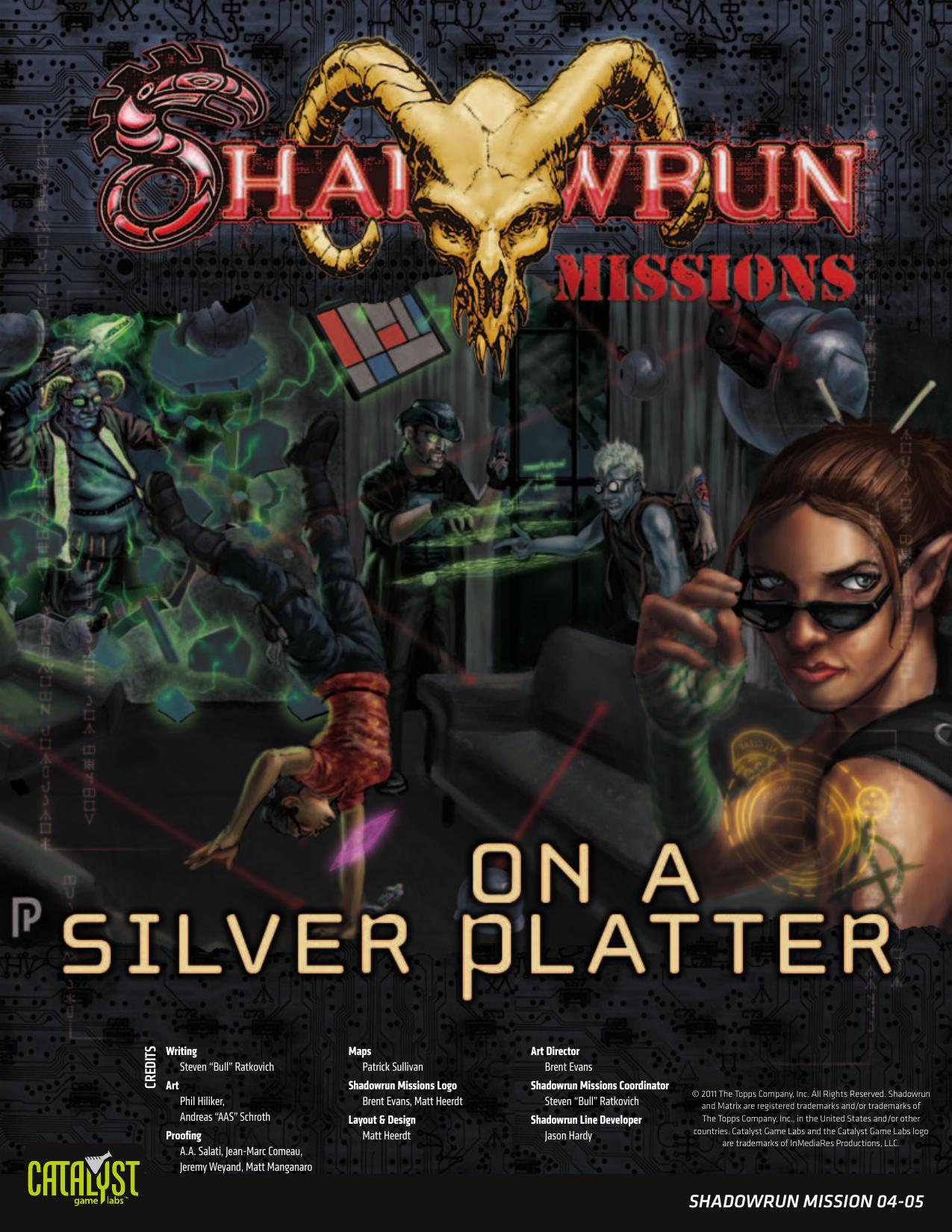 Shadowrun Missions: On a Silver Platter (0405)