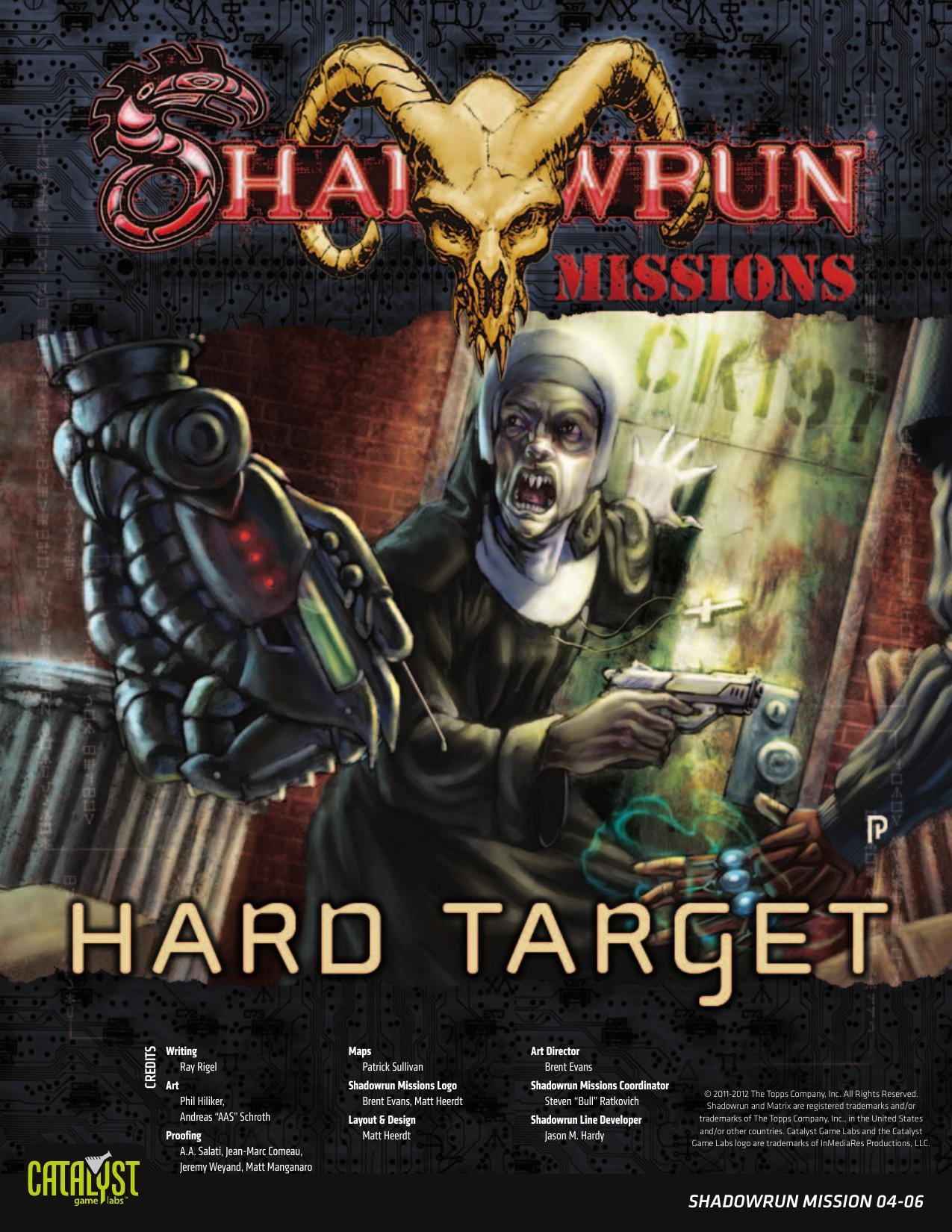 Shadowrun Missions: Hard Target (04-06)