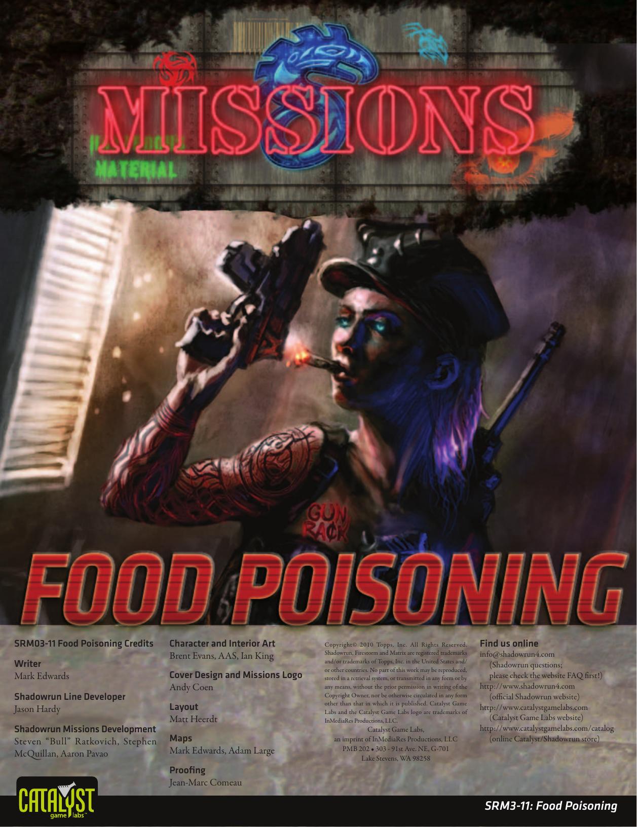 Shadowrun Missions: Food Poisoning