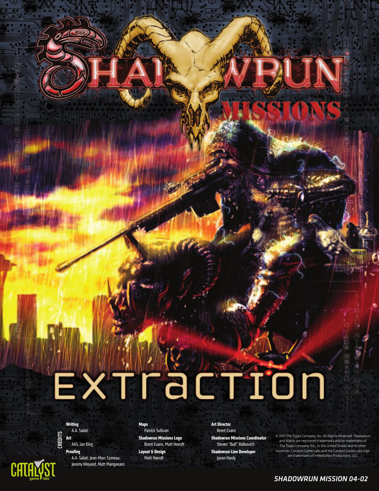 Shadowrun Missions: Extraction (04-02)