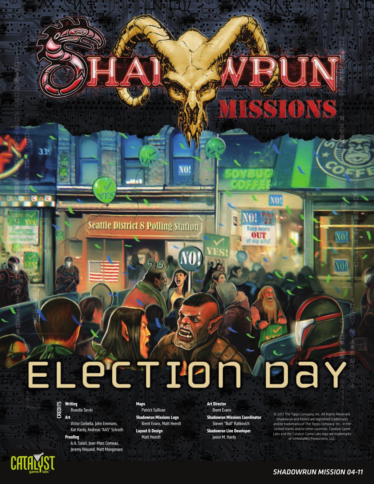 Shadowrun Missions: Election Day (04-11)