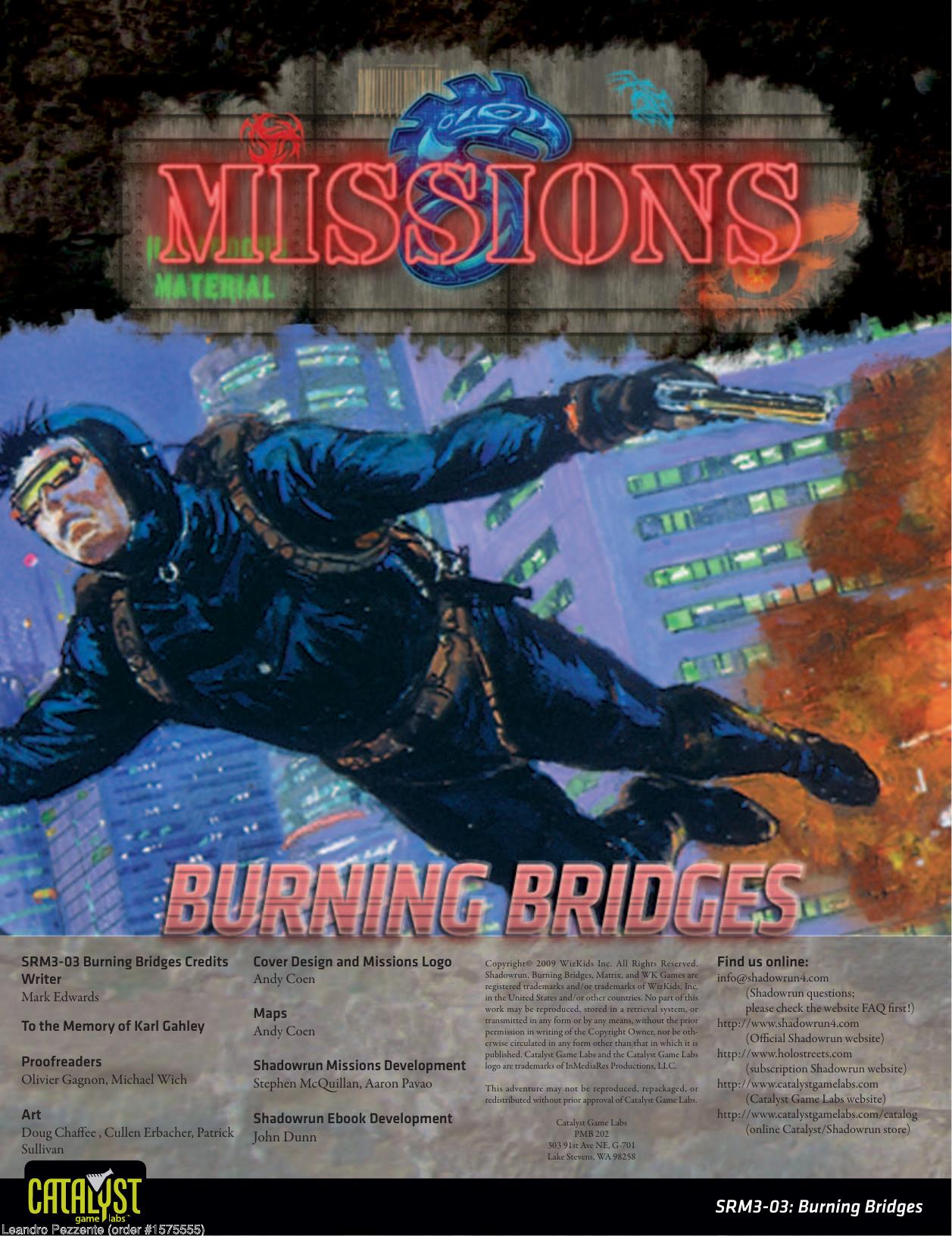 Shadowrun 4E - Missions