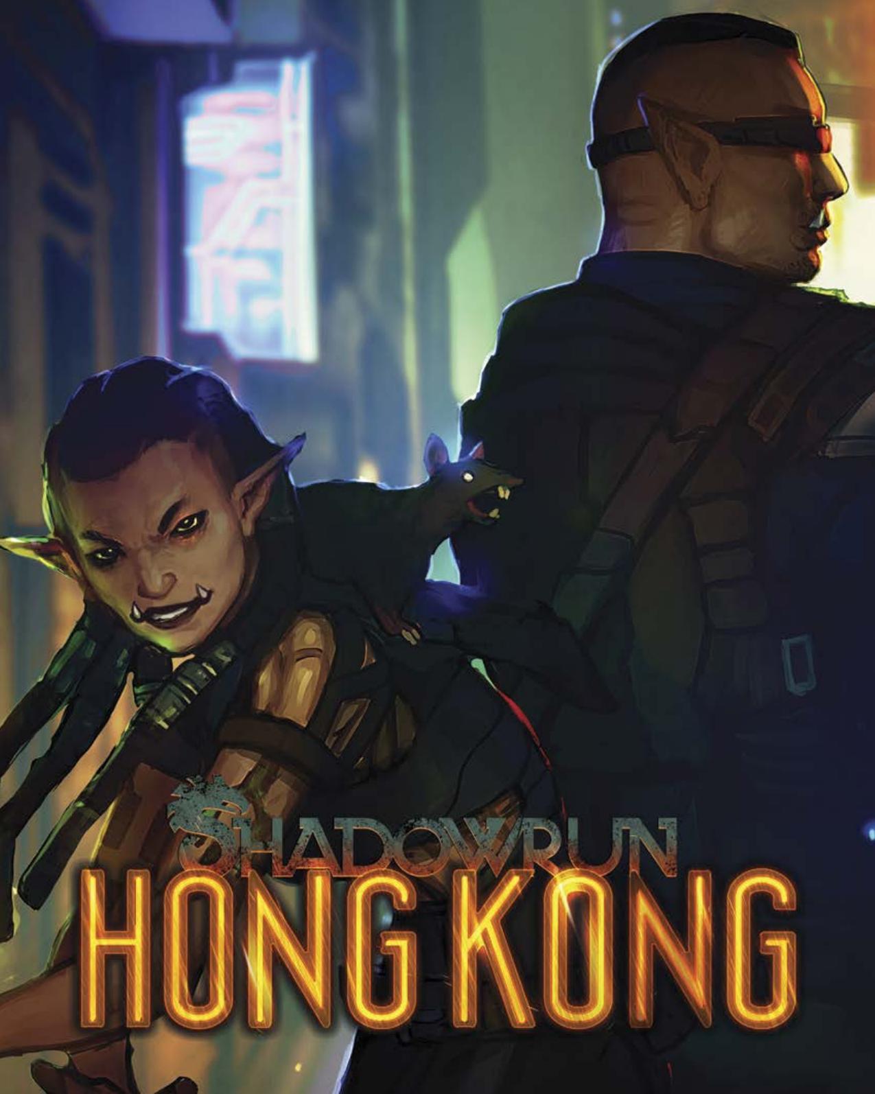 Shadowrun 5E Returns Hong Kong Sourcebook