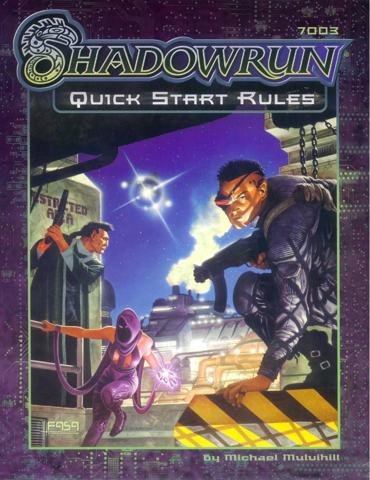 fasa 7003 - shadowrun - quick start rules