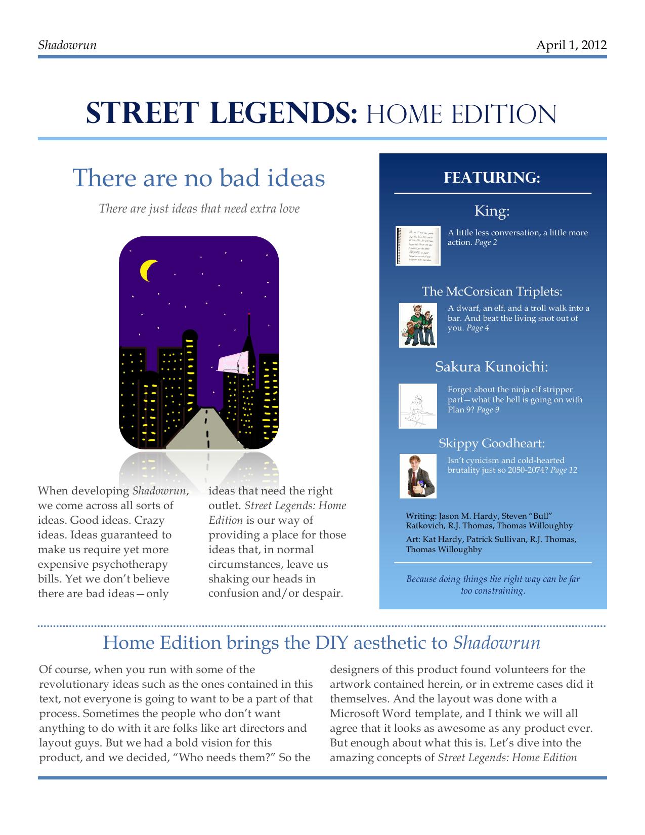 Street Legends Home Edition.docx