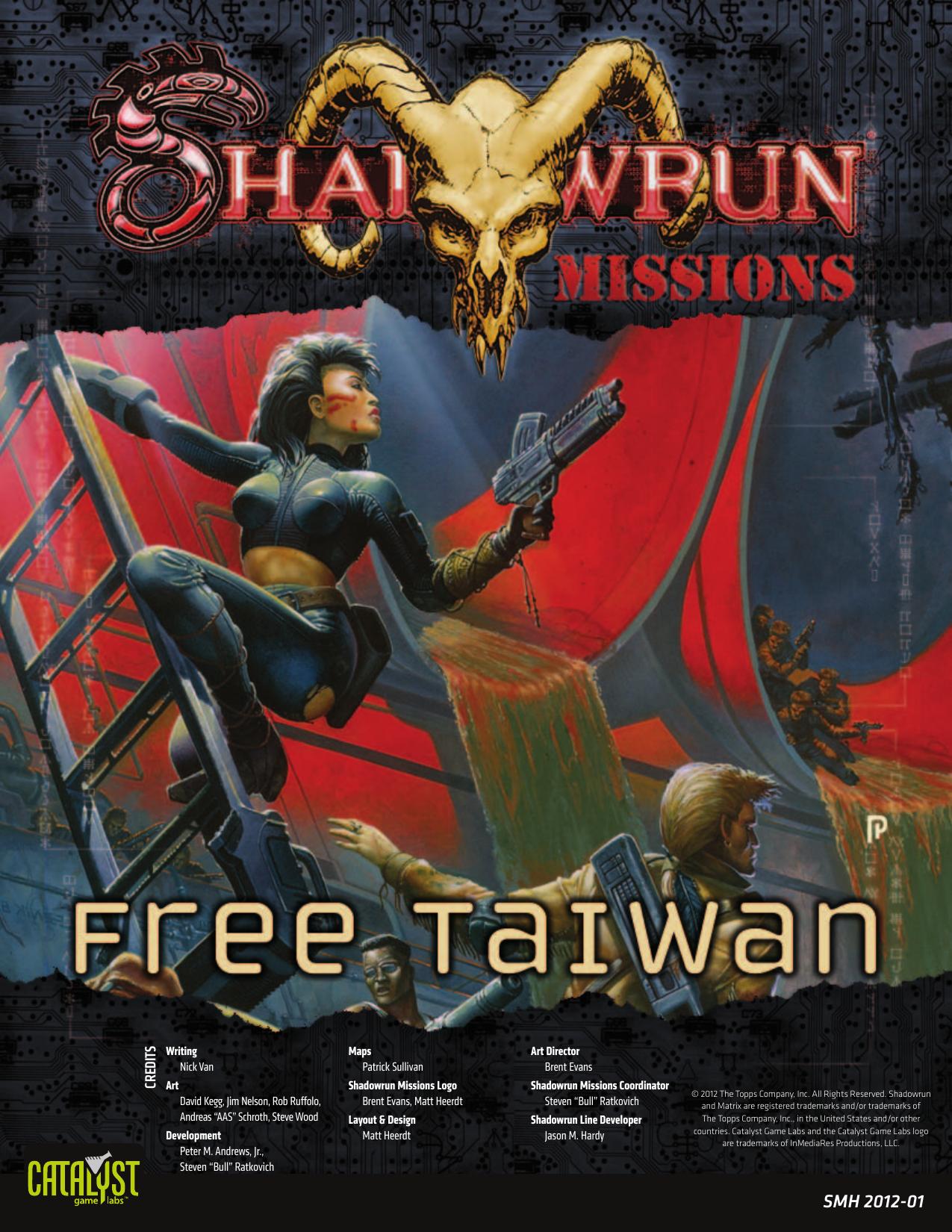 Shadowrun Missions: Free Taiwan