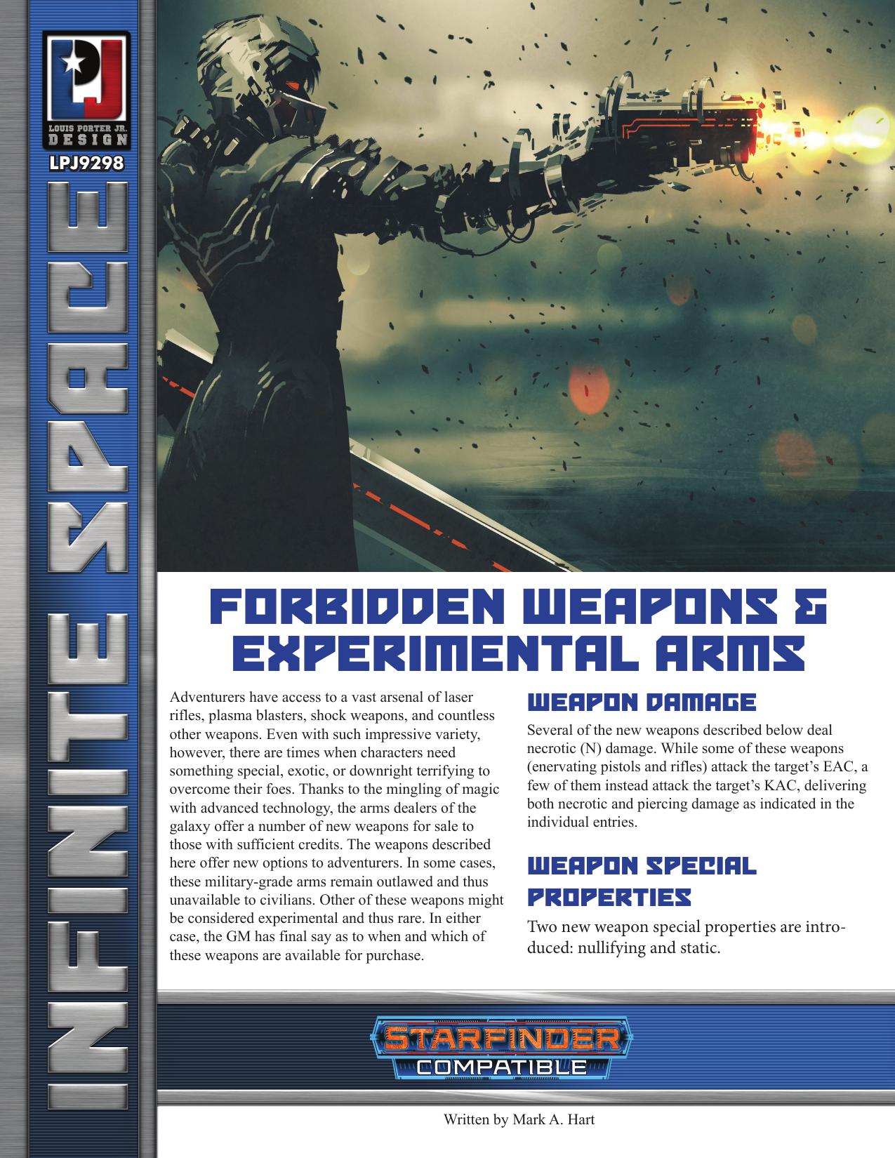 Forbidden Weapons Experimental Arms