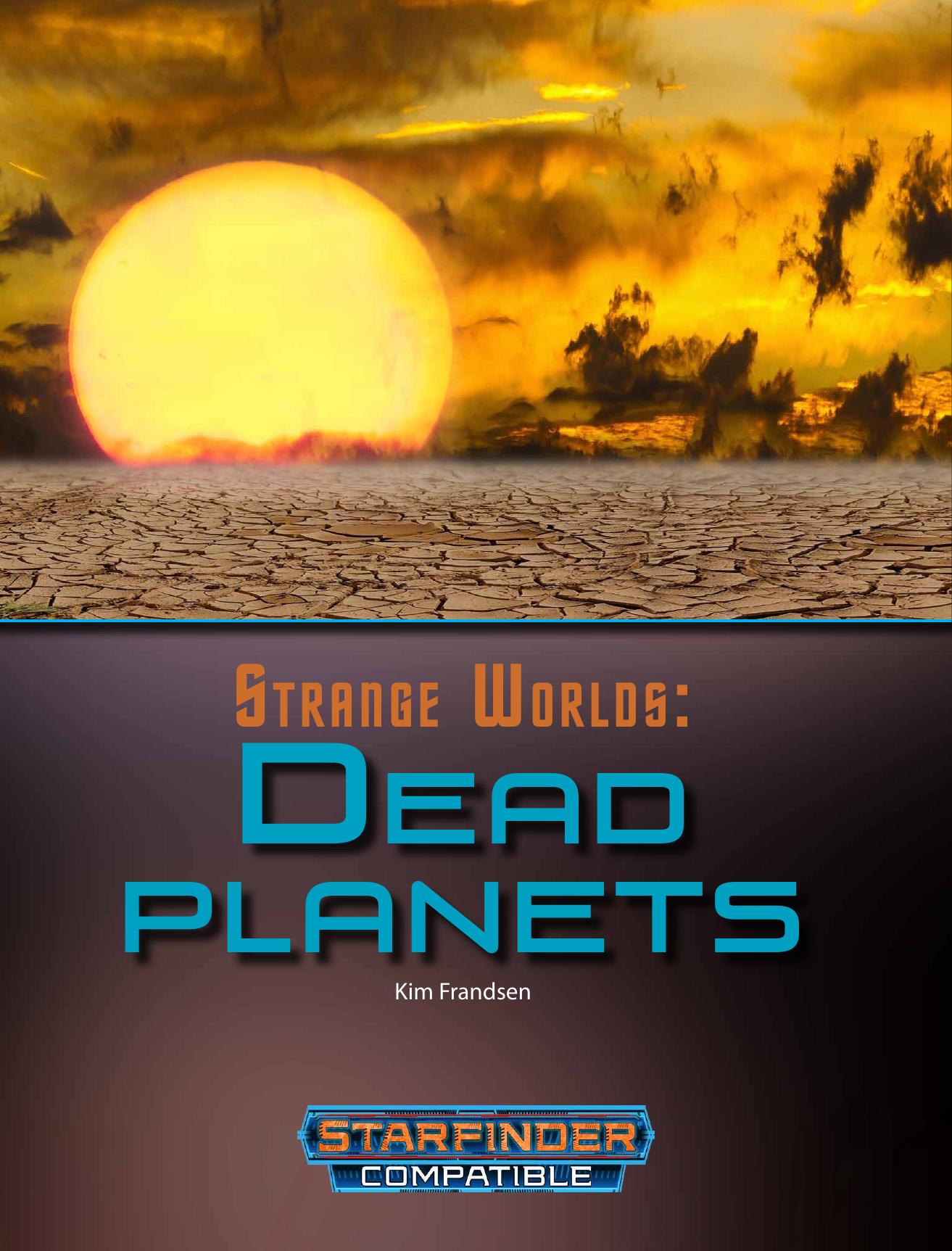 Dead Planets