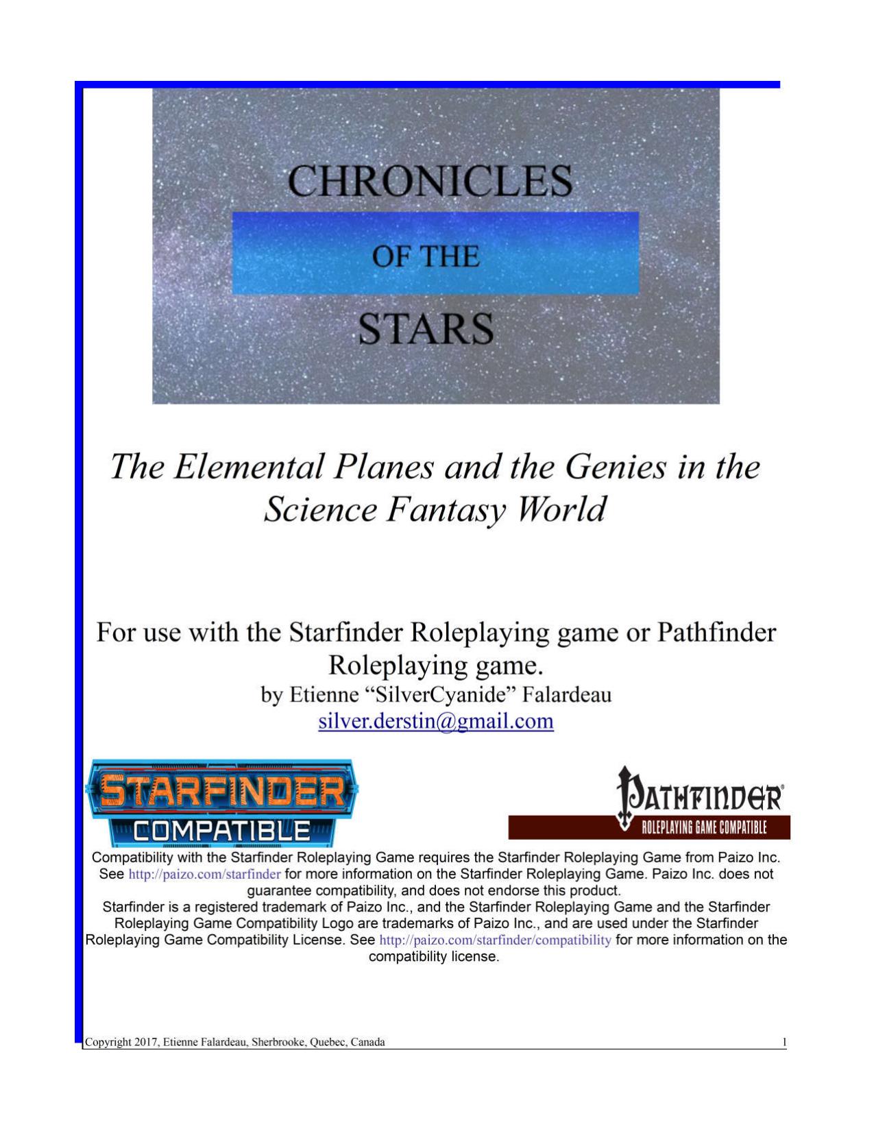 Chronicle of the Stars