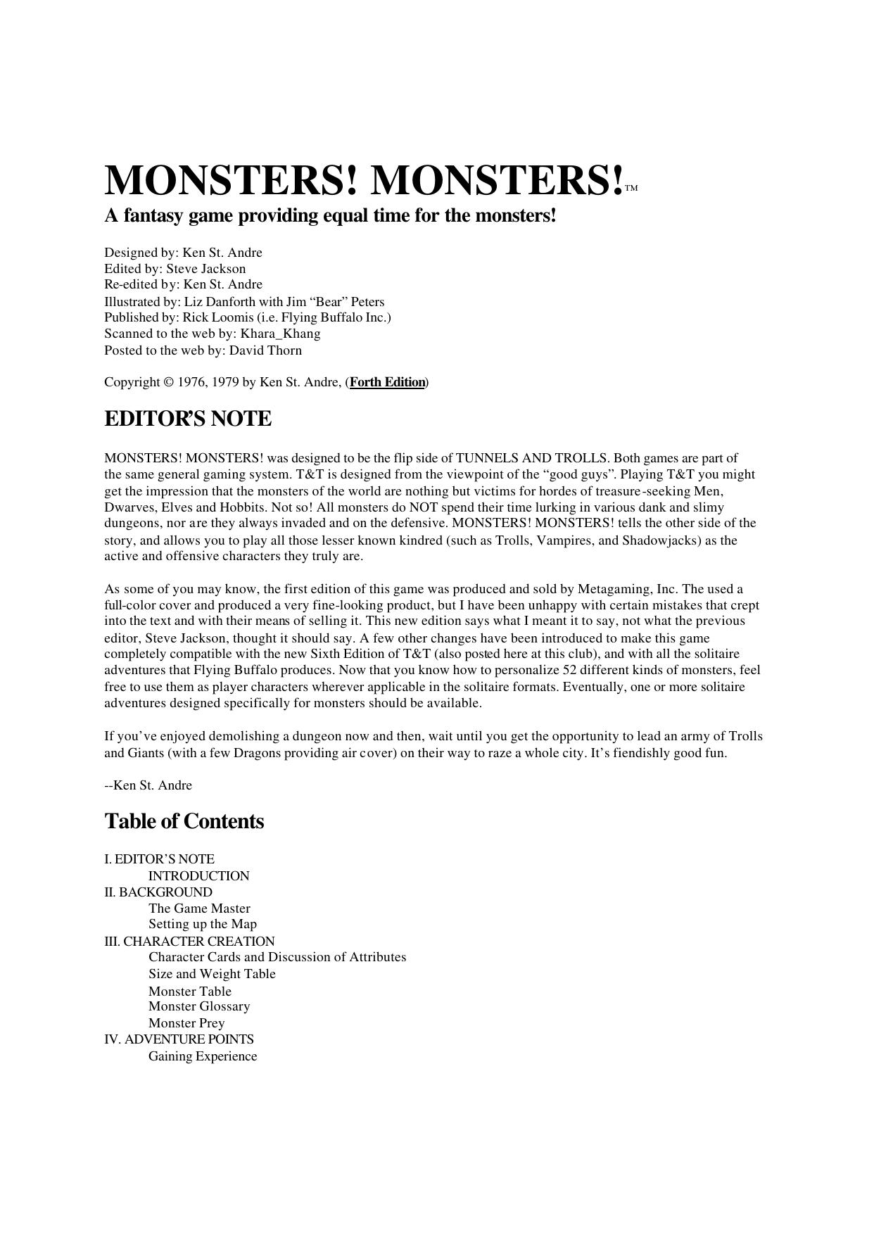 monsters monsters rules.doc