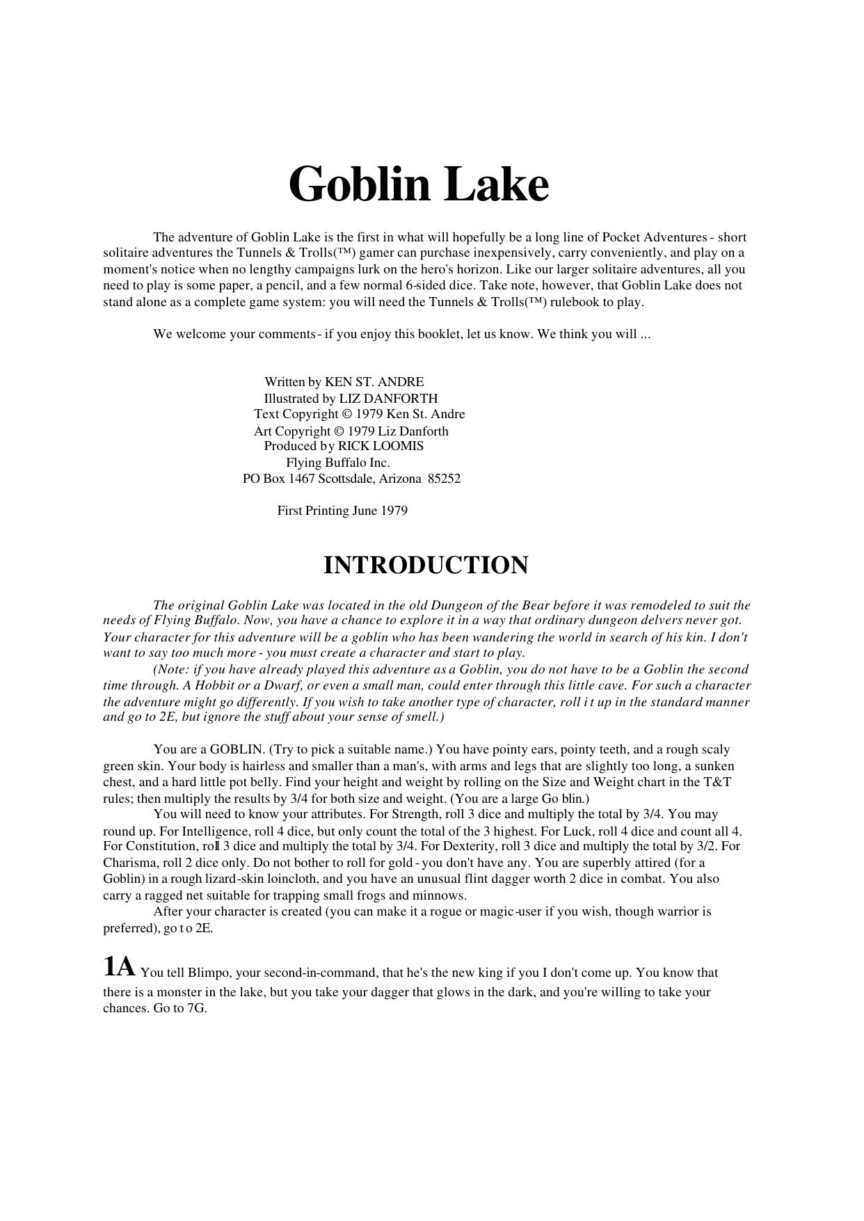 t&t - solo module - goblin lake.doc