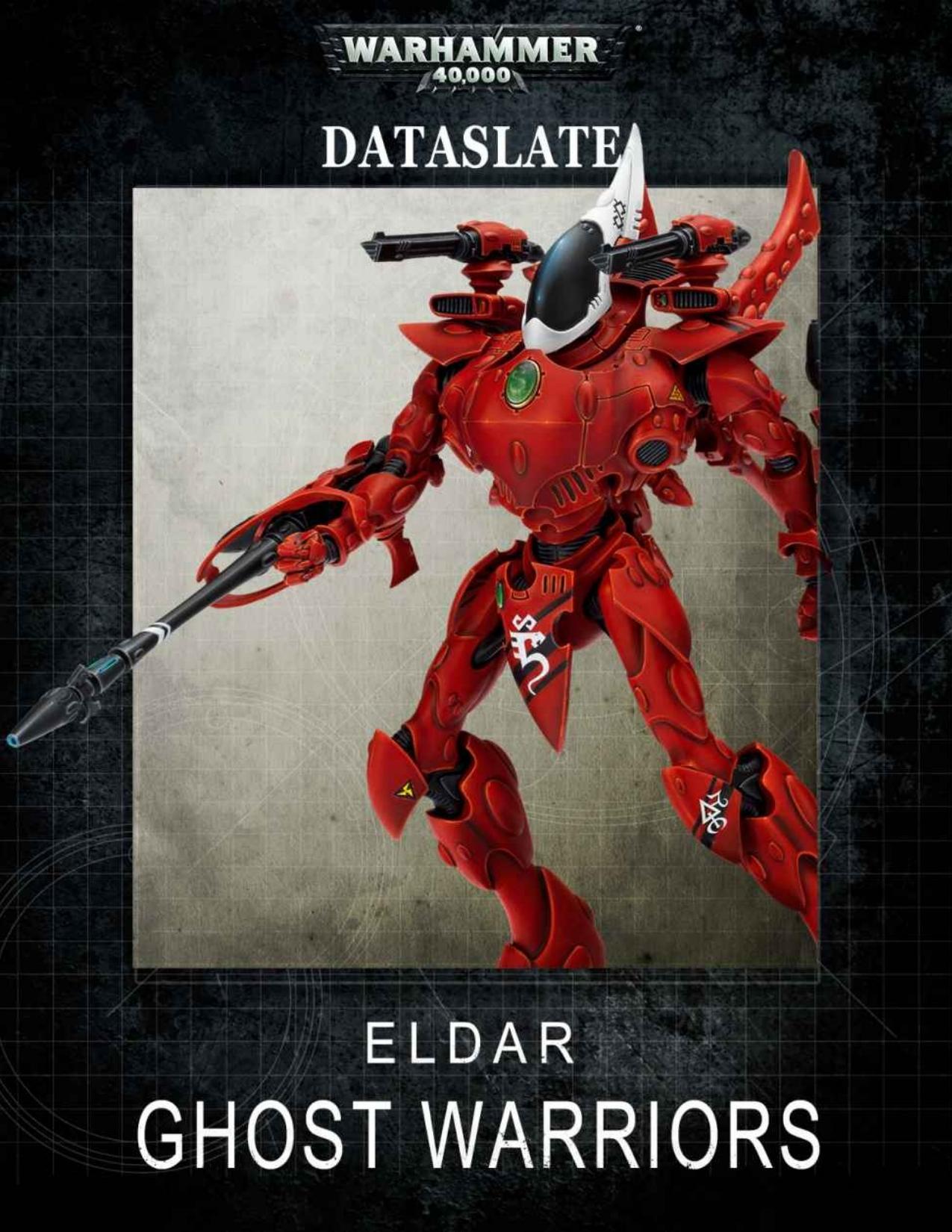 Dataslate: Eldar Ghost Warriors