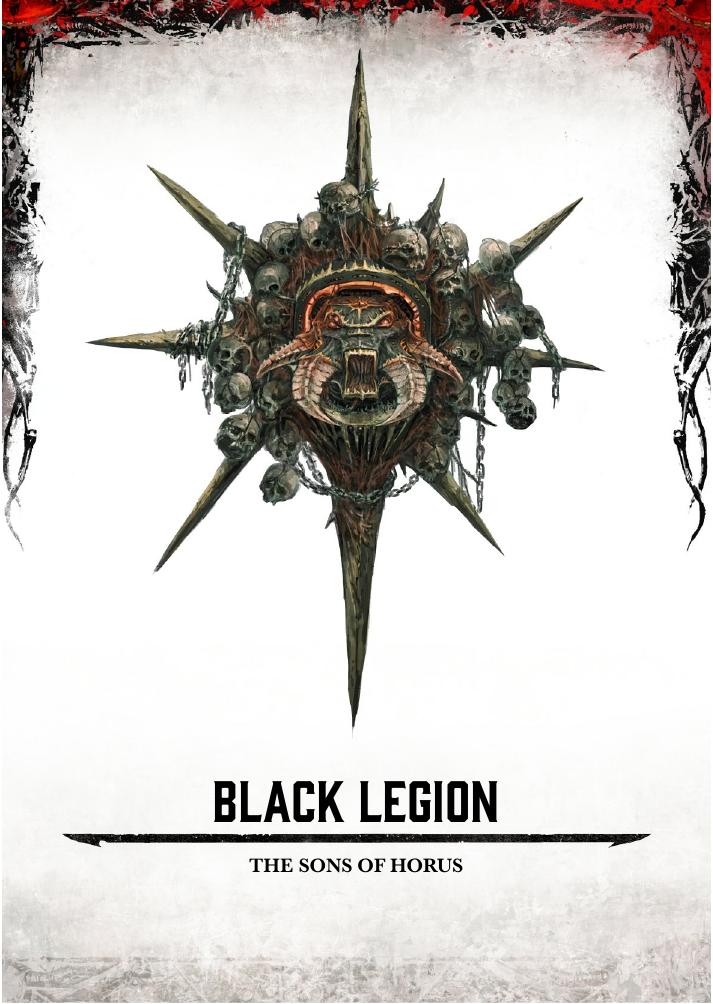 Codex - Chaos Space Marines - Black Legion (2016)
