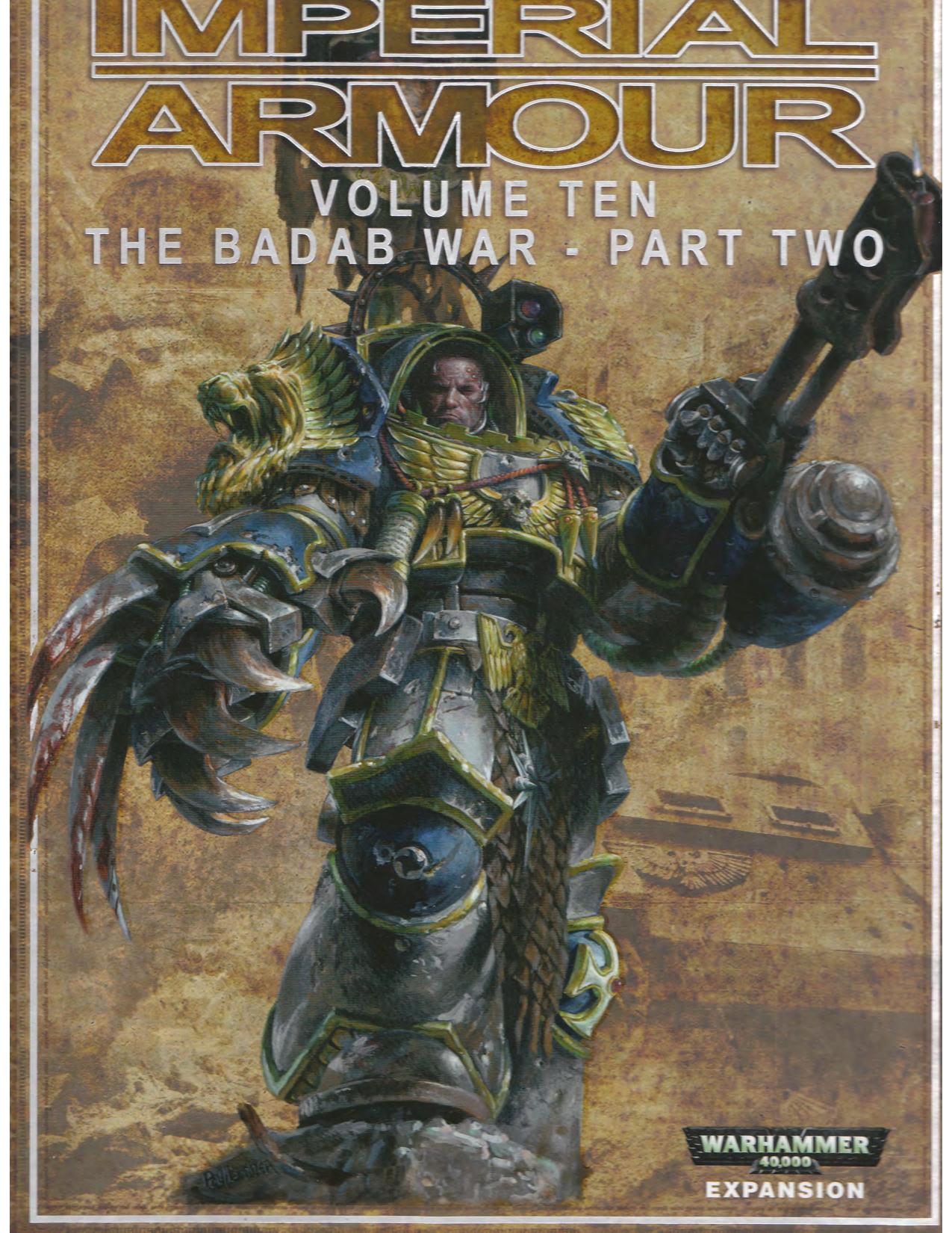 Imperial Armour Vol 10 The Badab War Part 2
