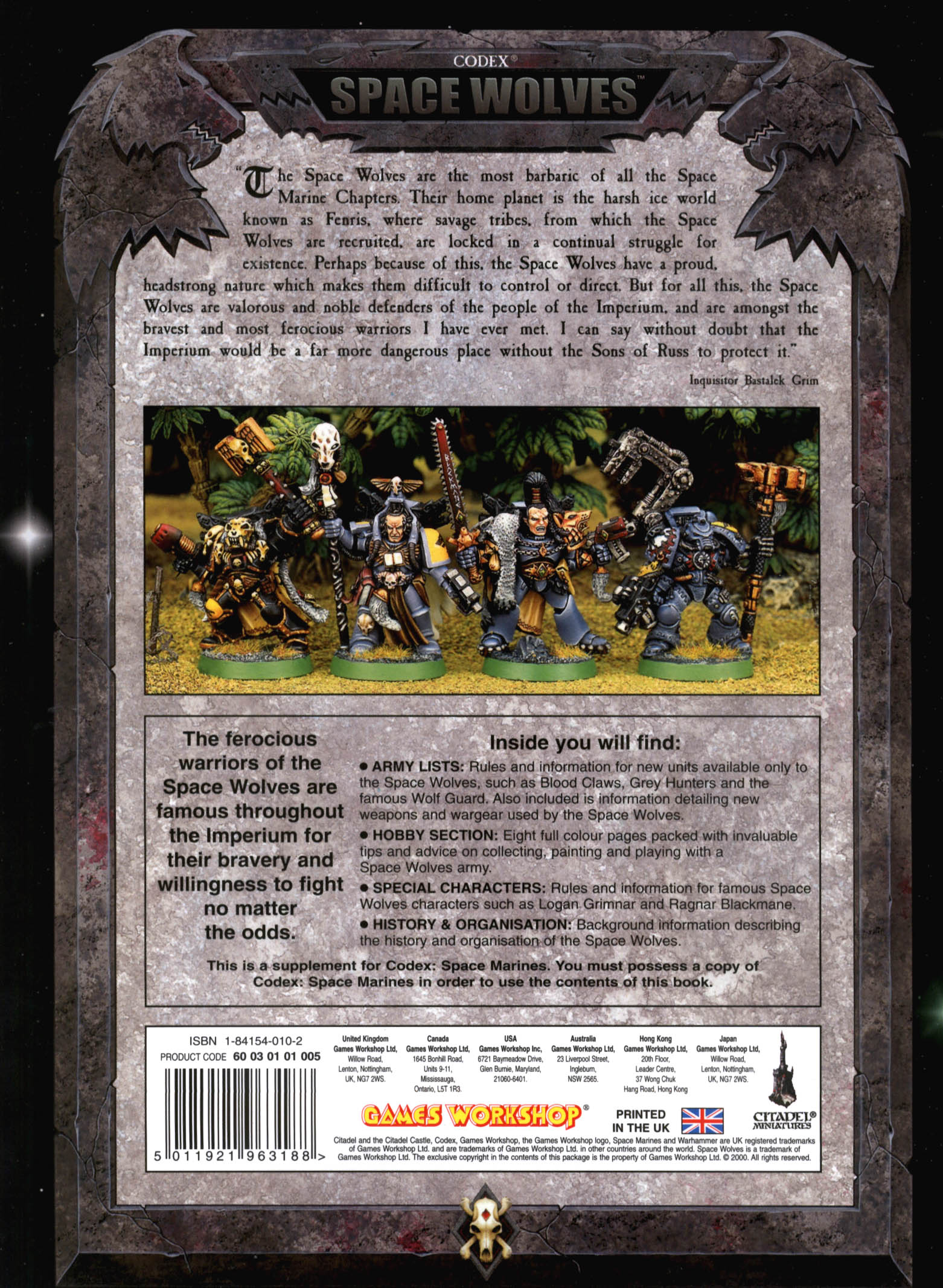 W40k - Codex Space Wolves