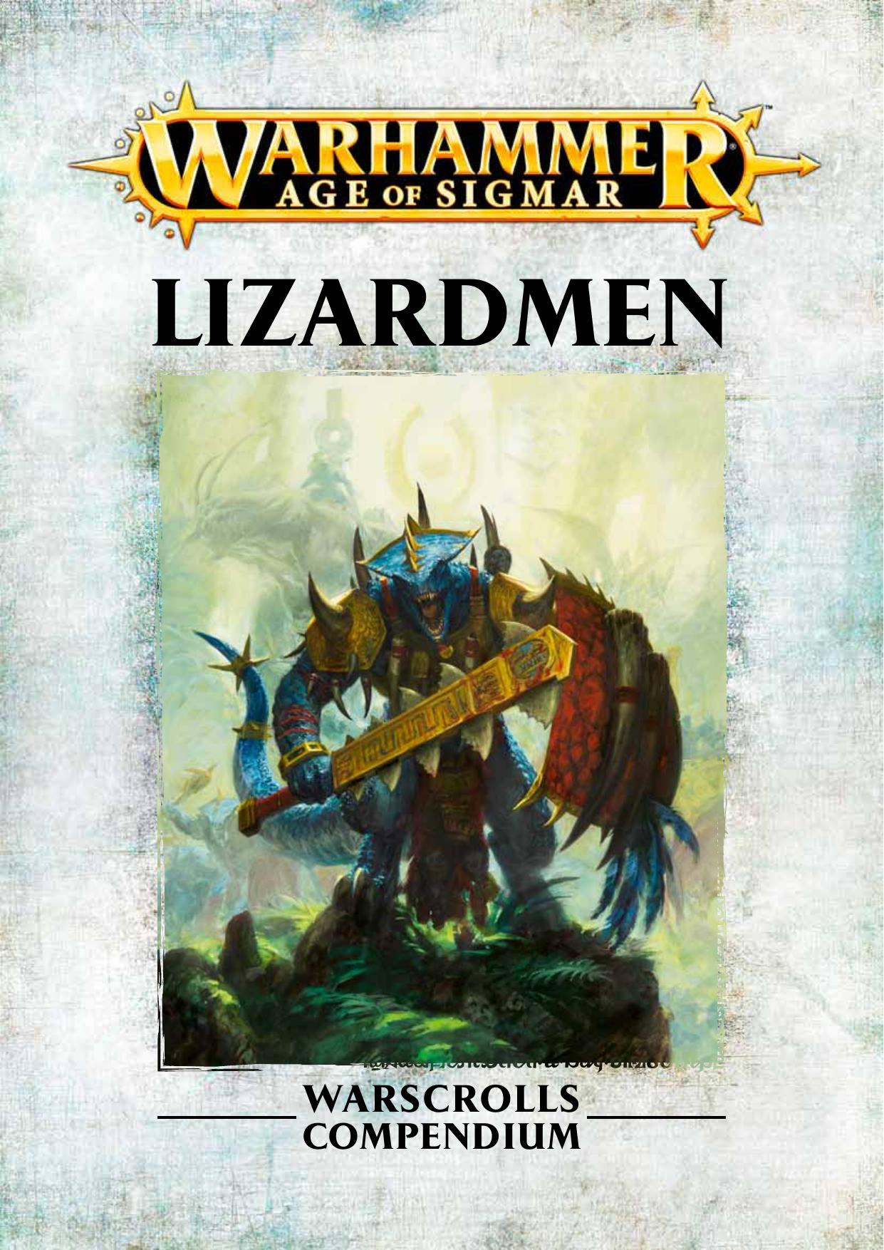 Lizardmen Warscrolls Compendium
