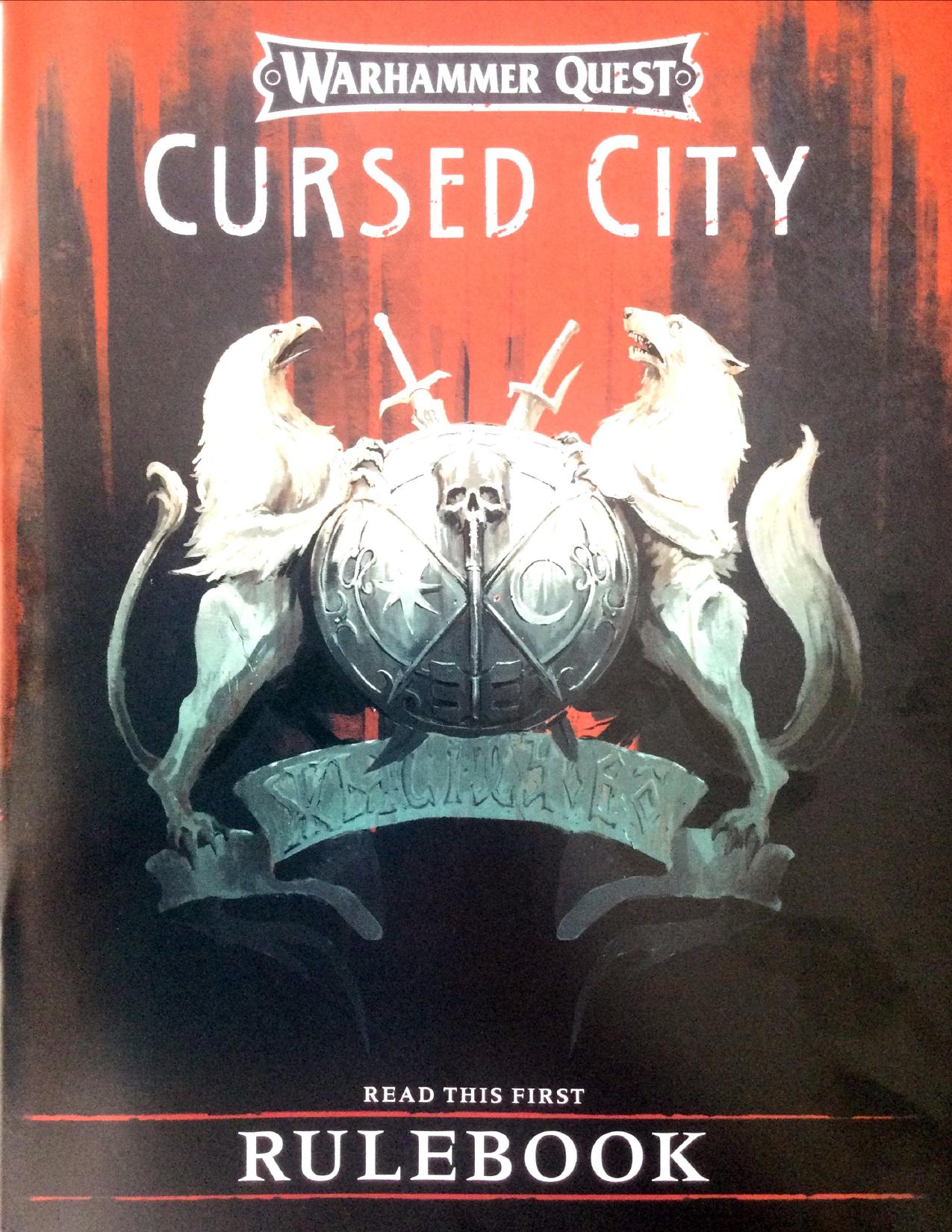 Warhammer Quest Cursed City Rule Book Color Scan