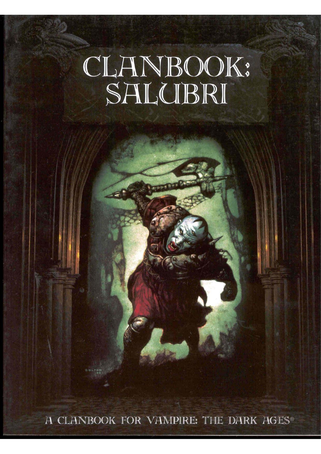 [En] WW2822 - Salubri Clanbook for Vampire the Dark Ages