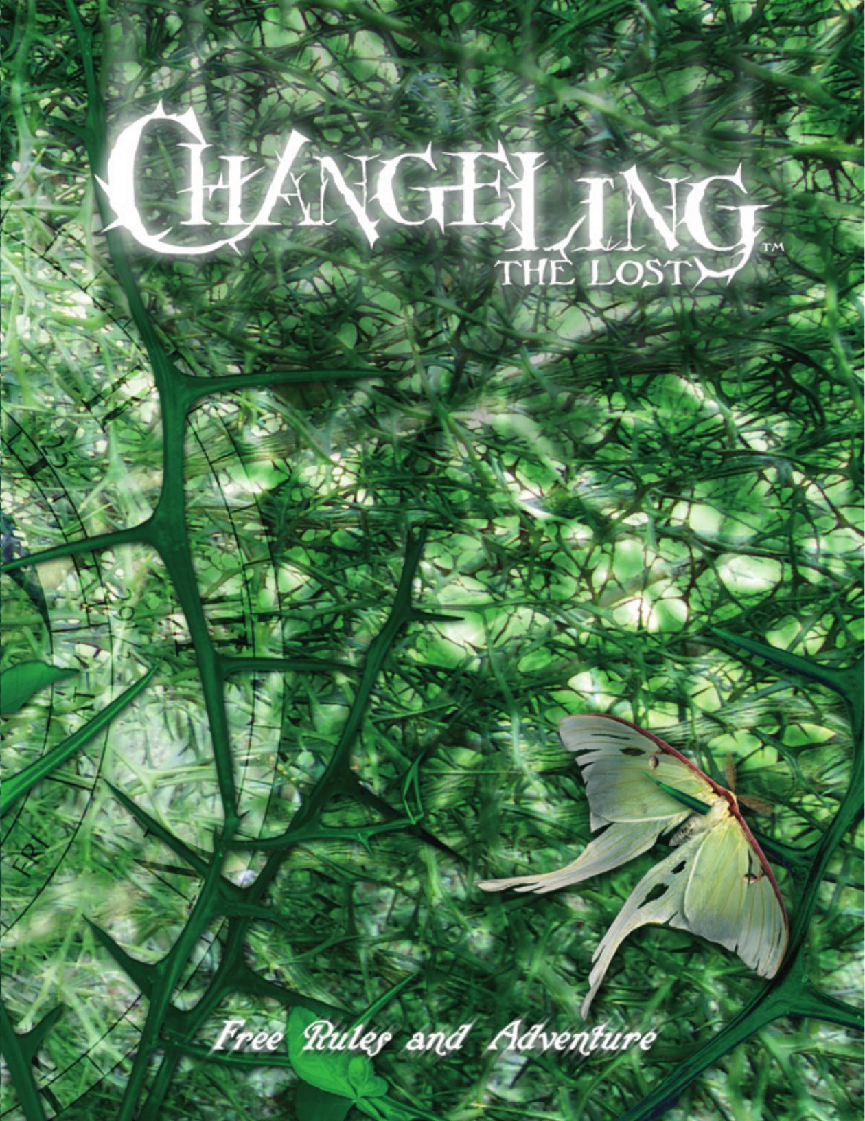 Changeling: The Lost Demo - Copyright White Wolf Publishing