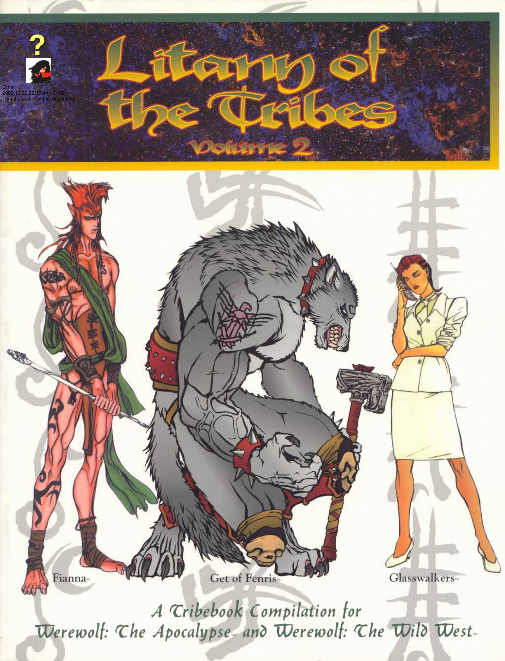 Litany Of The Tribes Vol 2