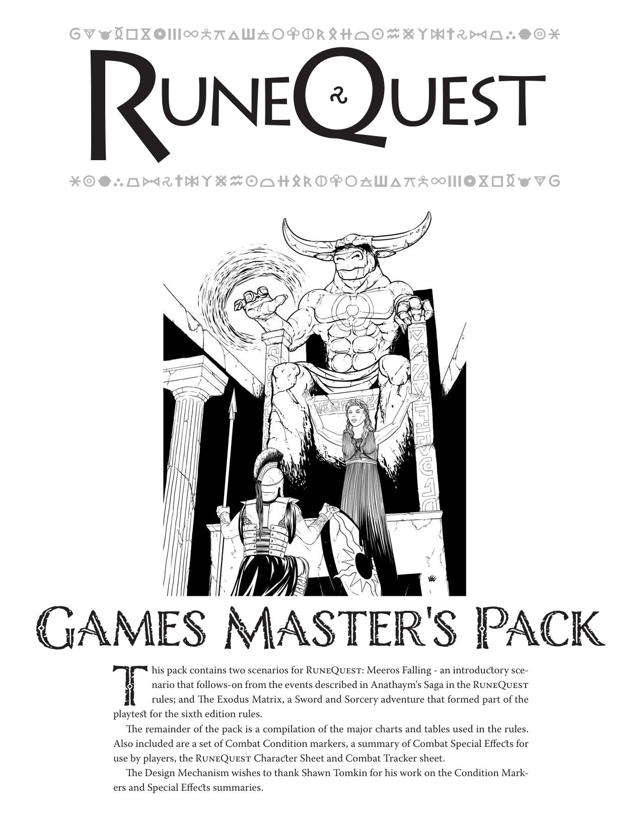 Games Master's Pack