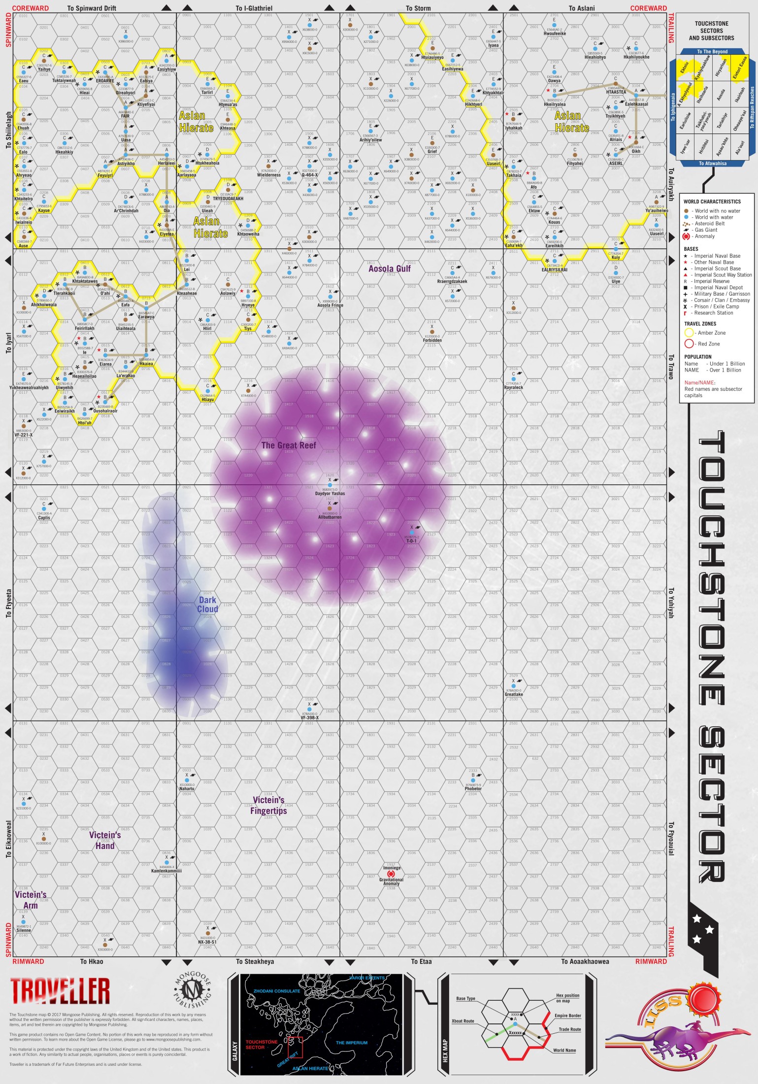 Poster Map Of Touchstone