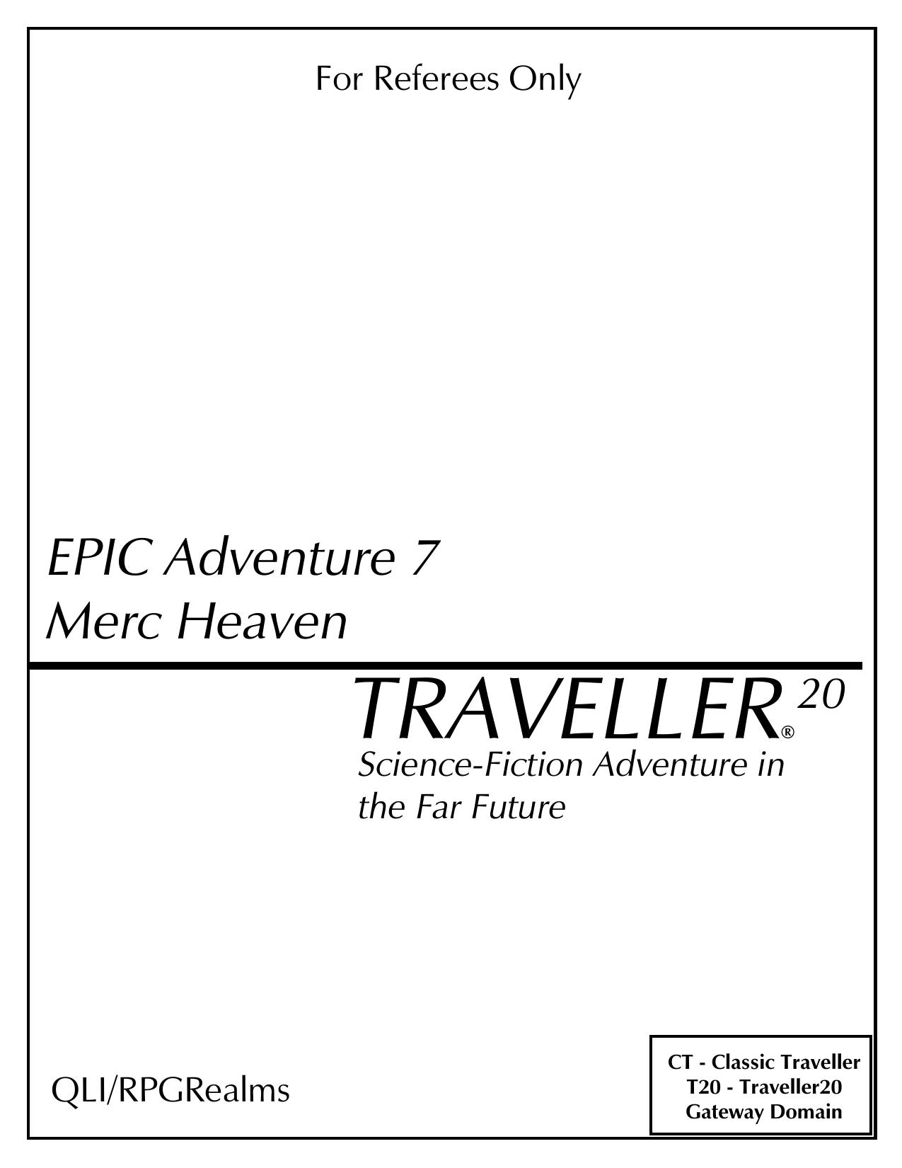 Epic Adventure 7 Merc Heaven QLI-EA0007