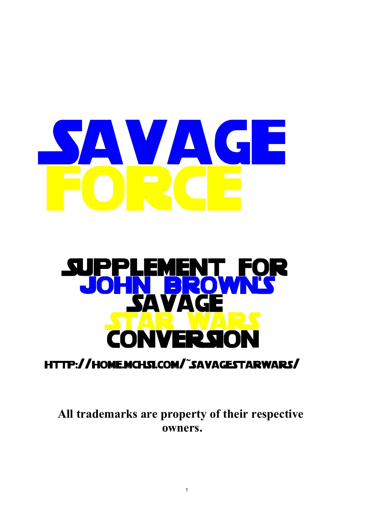 Savage Force