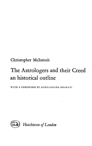 The Astrologers and Their Creed