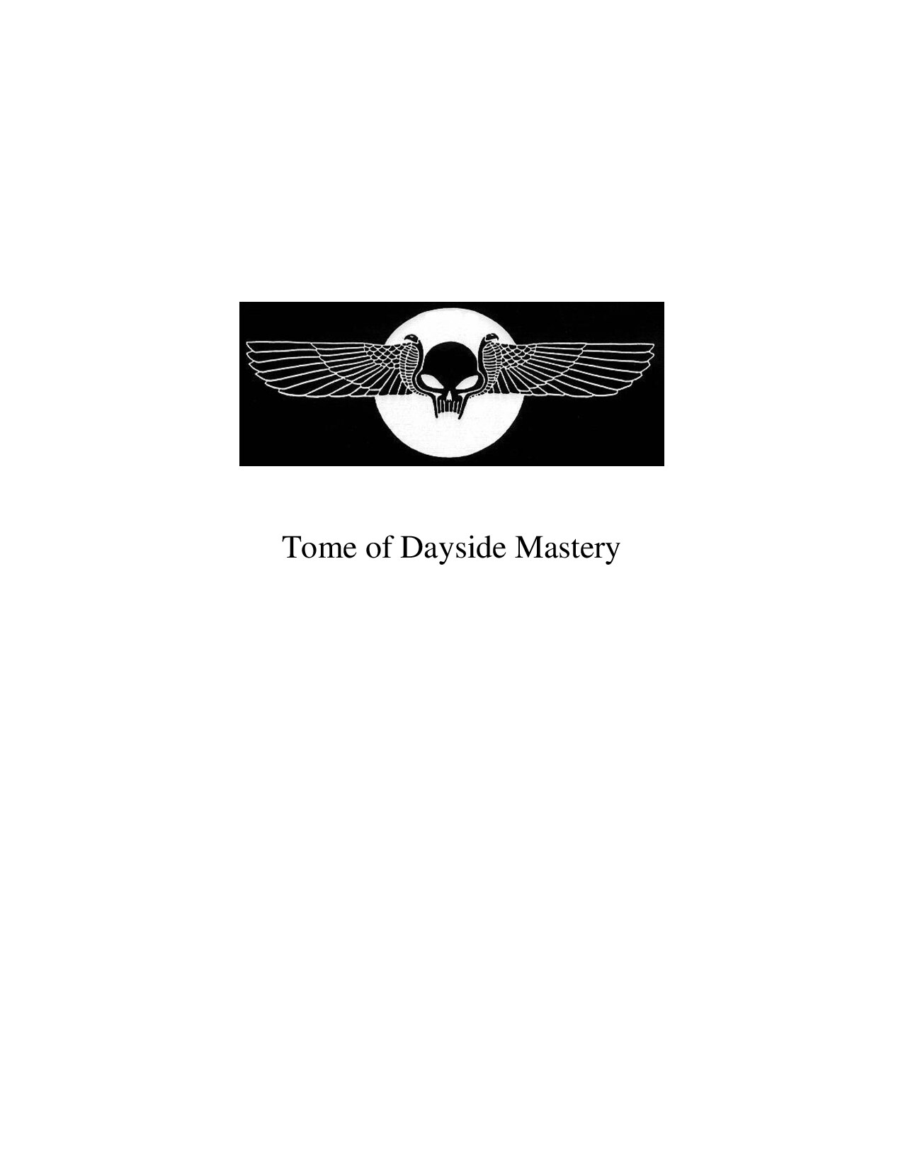 Tome of Dayside Mastery