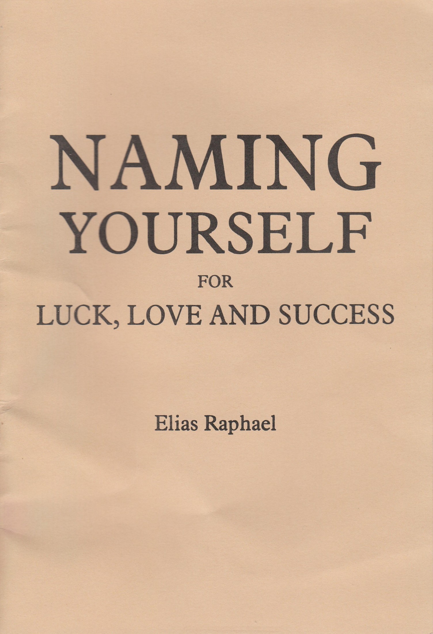 Naming Yourself for Success