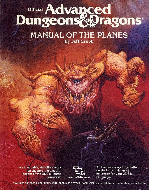 AD&D 1st Ed  - Manual of the Planes