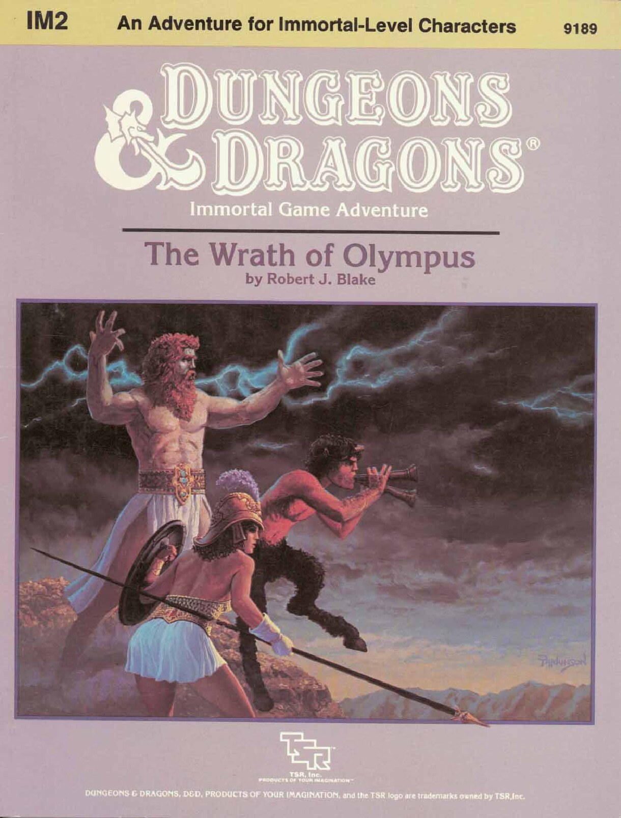 AD&D 1st Ed - TSR9189 - The Wrath of Olympus (IM2)