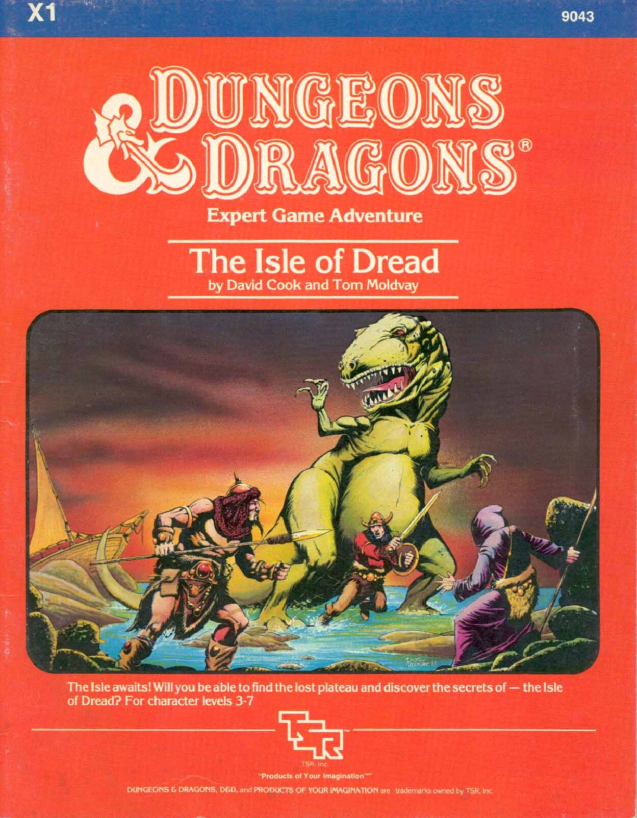 AD&D 1st Ed - TSR9043 - Isle Of Dread (X1)